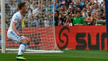 Milik Sassuolo Napoli Serie A