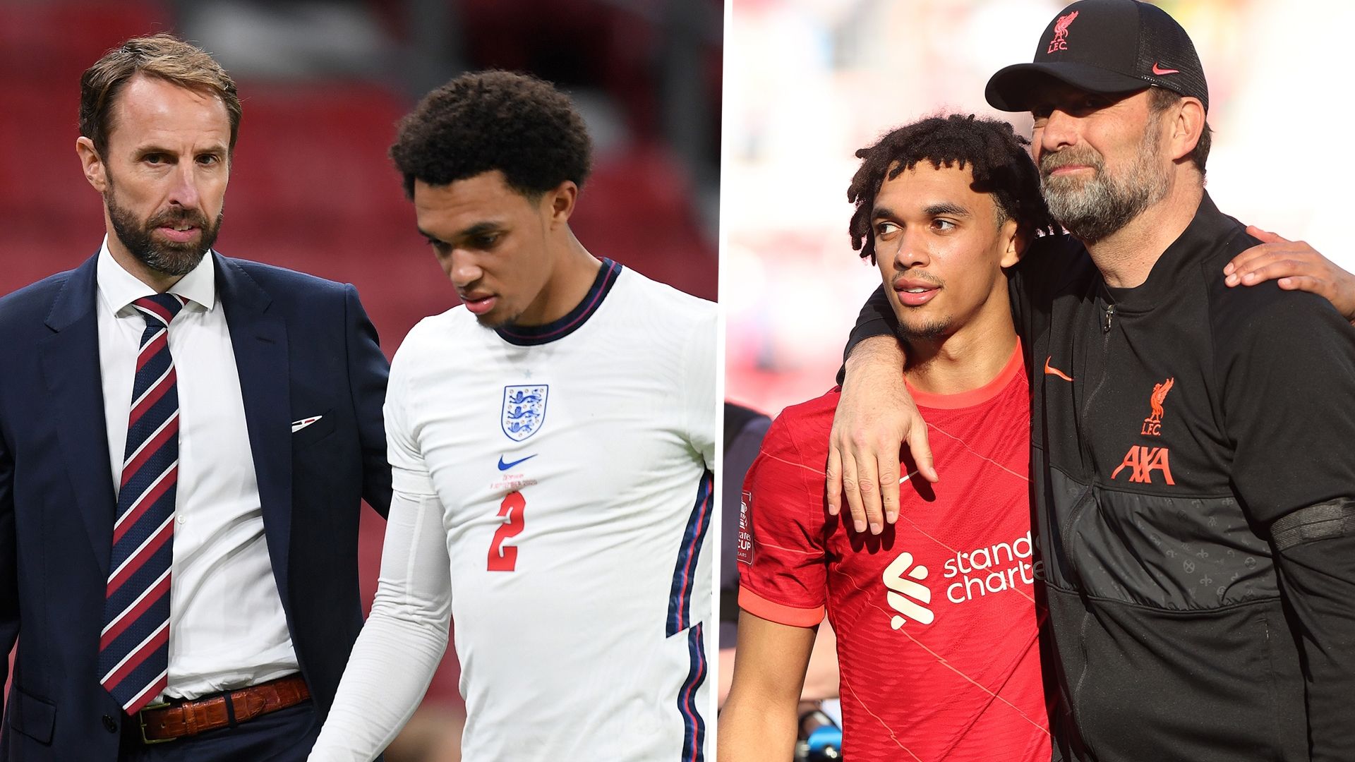 Trent Alexander-Arnold Gareth Southgate Jurgen Klopp England Liverpool GFX