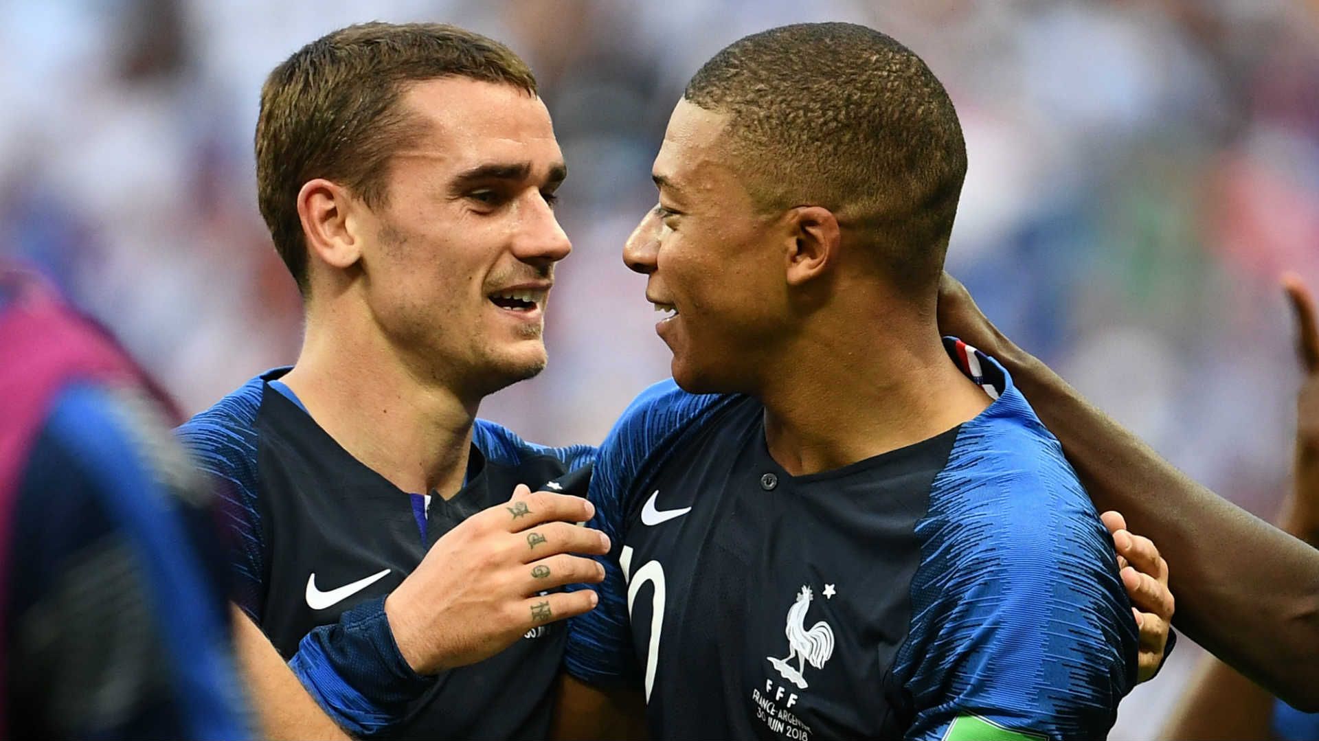 2018-06-30 Antoine Griezmann Kylian Mbappe