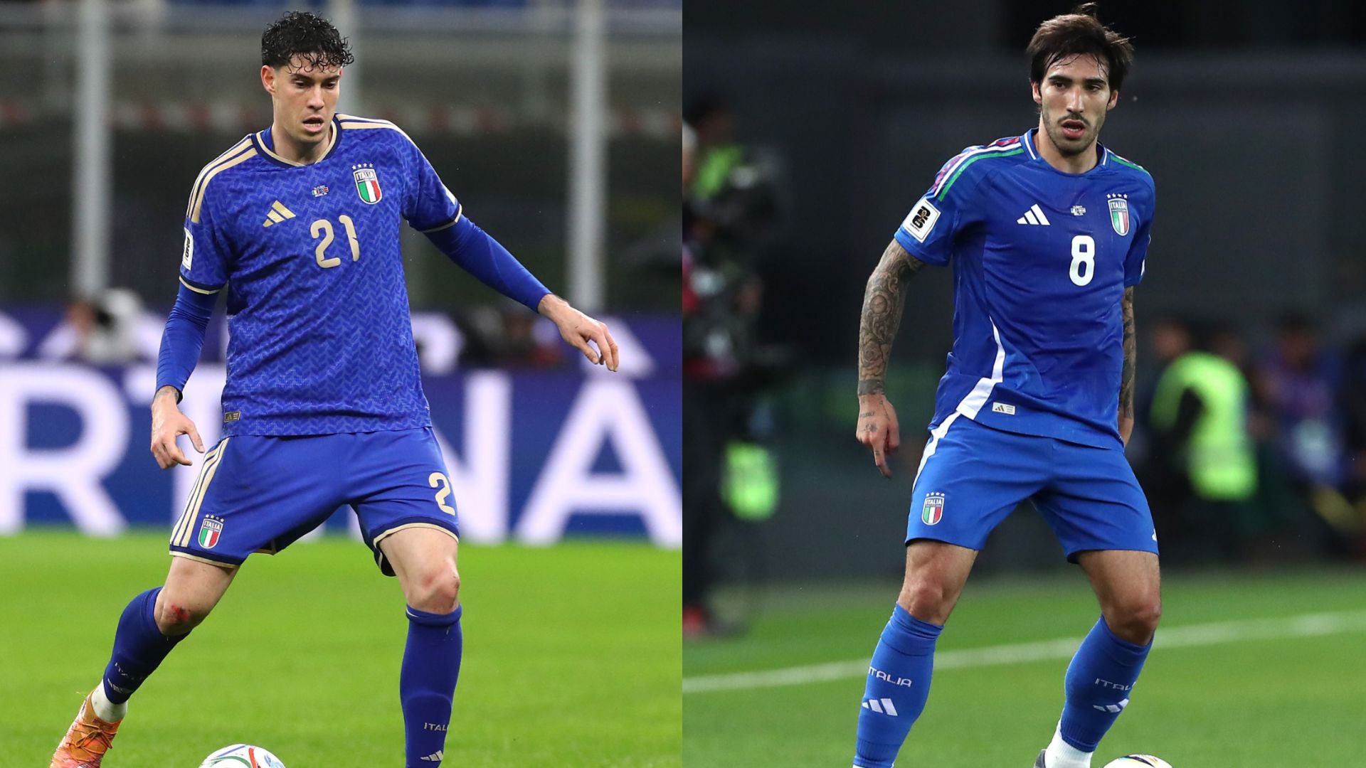 Alessandro Bastoni Sandro Tonali Italy