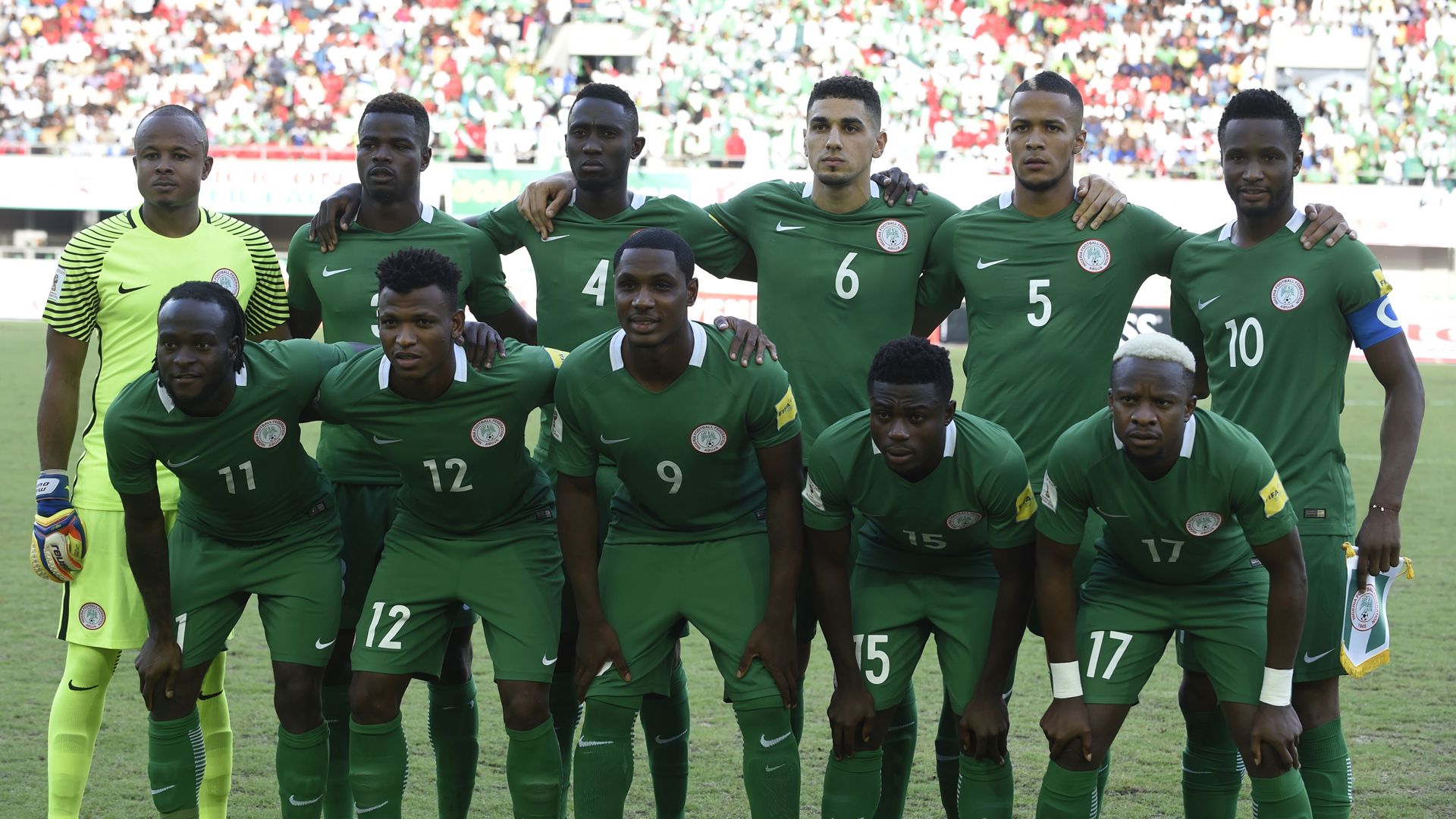 Victor Moses with Nigeria