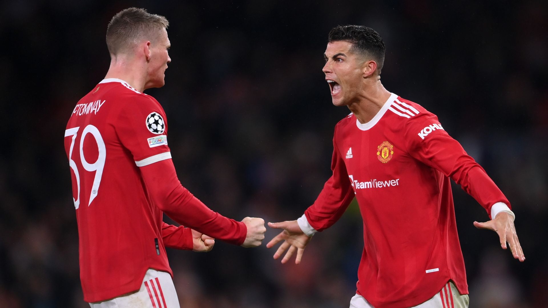 Cristiano Ronaldo, Scott McTominay Manchester United