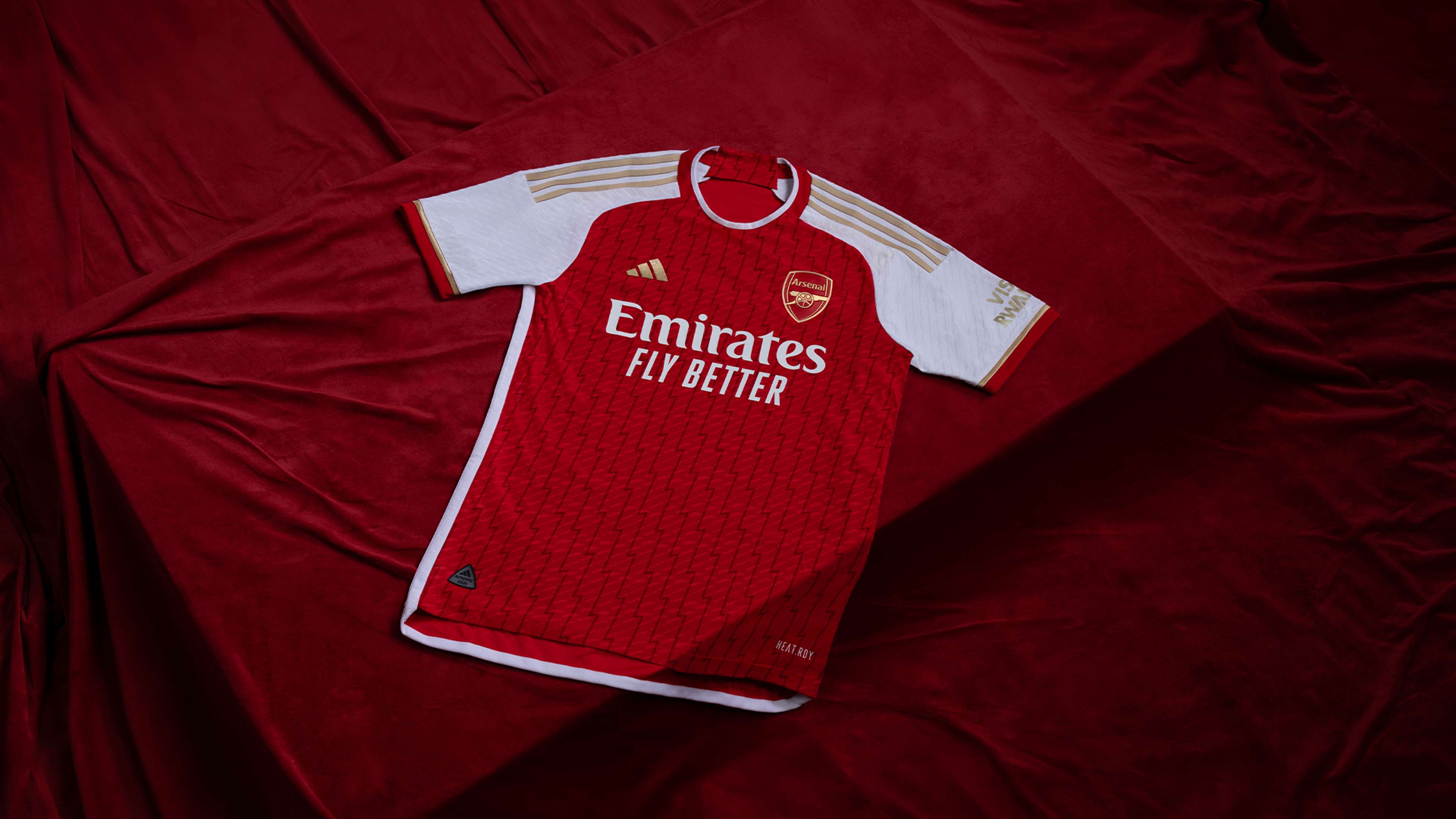 Arsenal 2023-24 home kit - closer look
