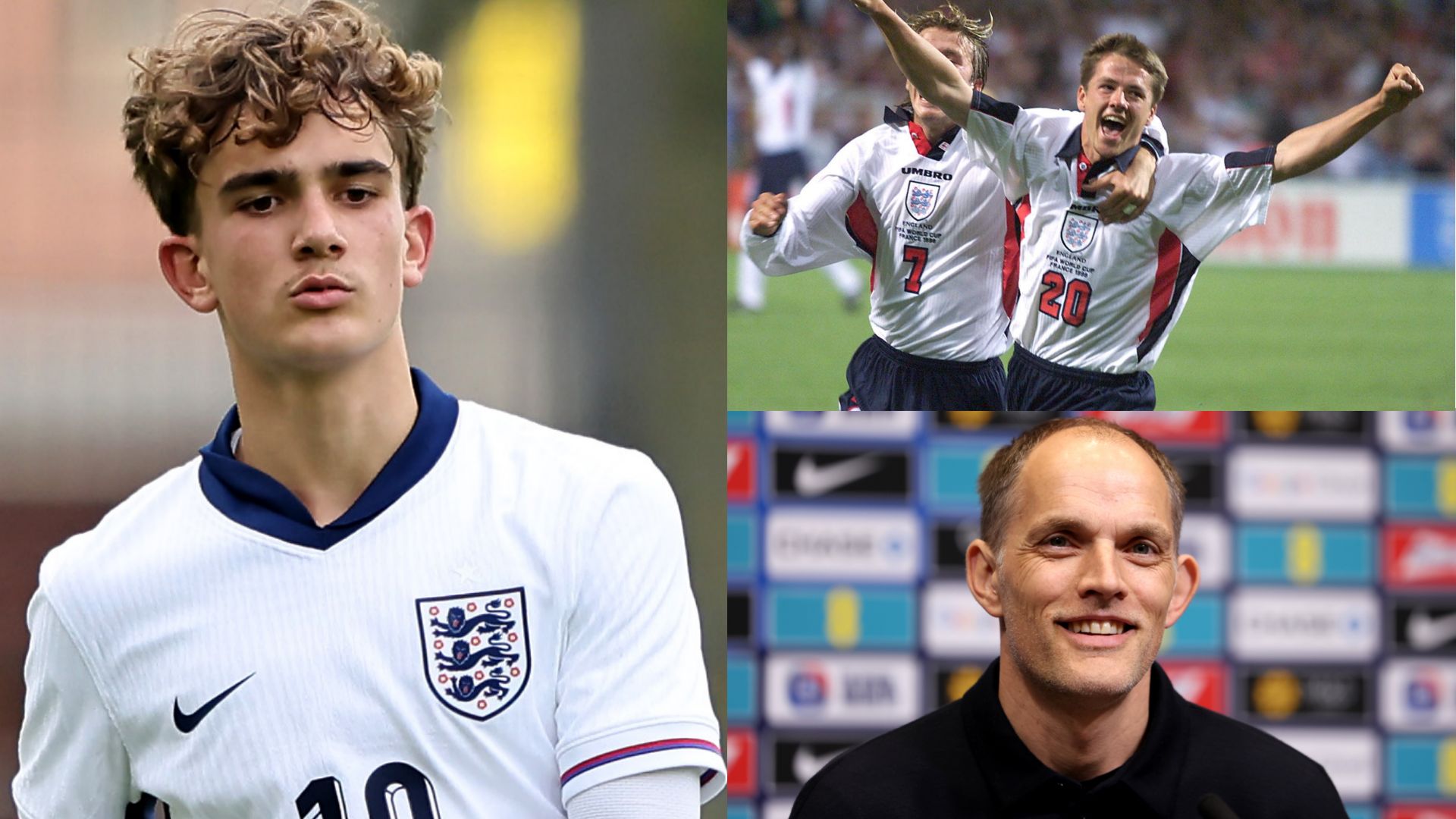 Max Dowman Michael Owen Thomas Tuchel England