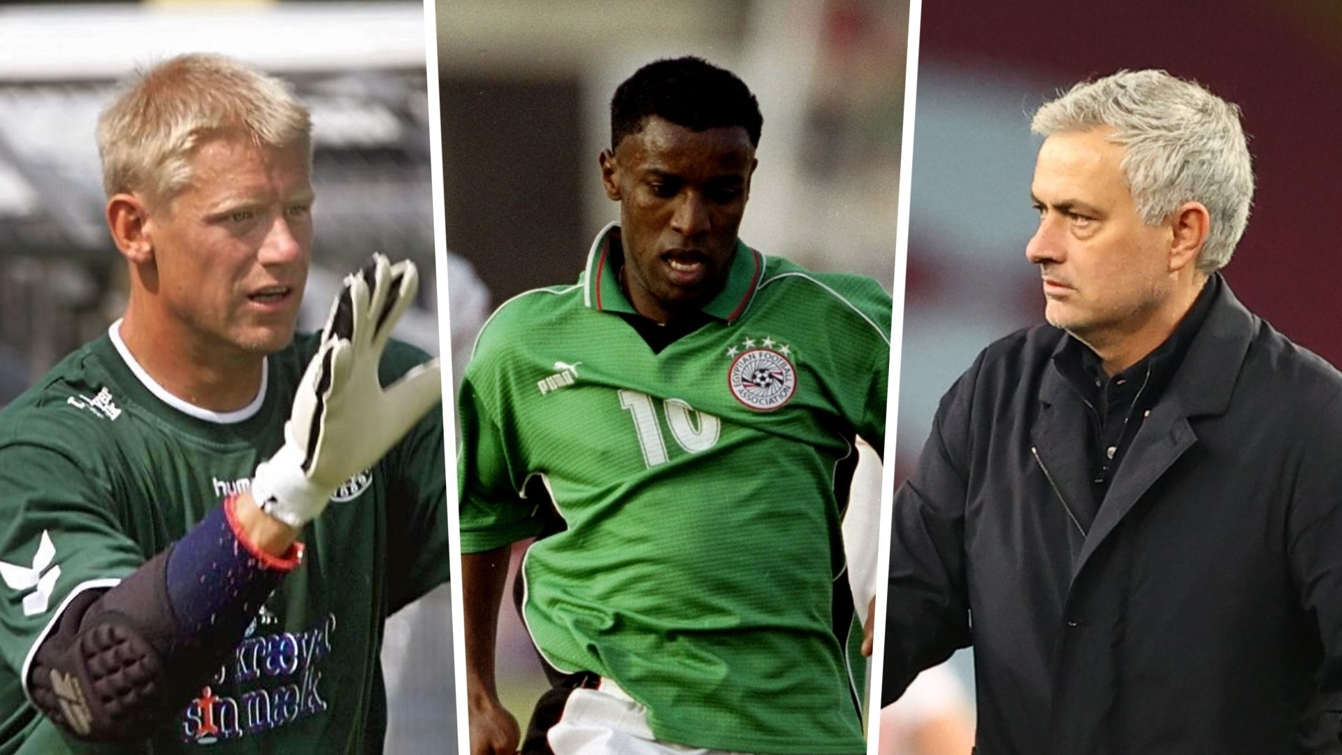 بيتر شمايكل - عبد الستار صبري - جوزيه مورينيو