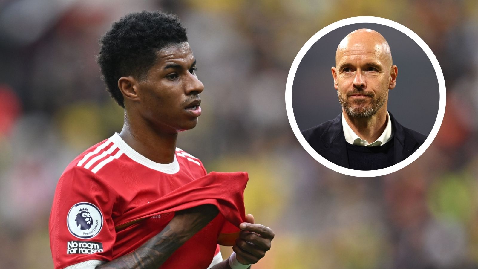 Marcus Rashford Erik ten Hag GFX