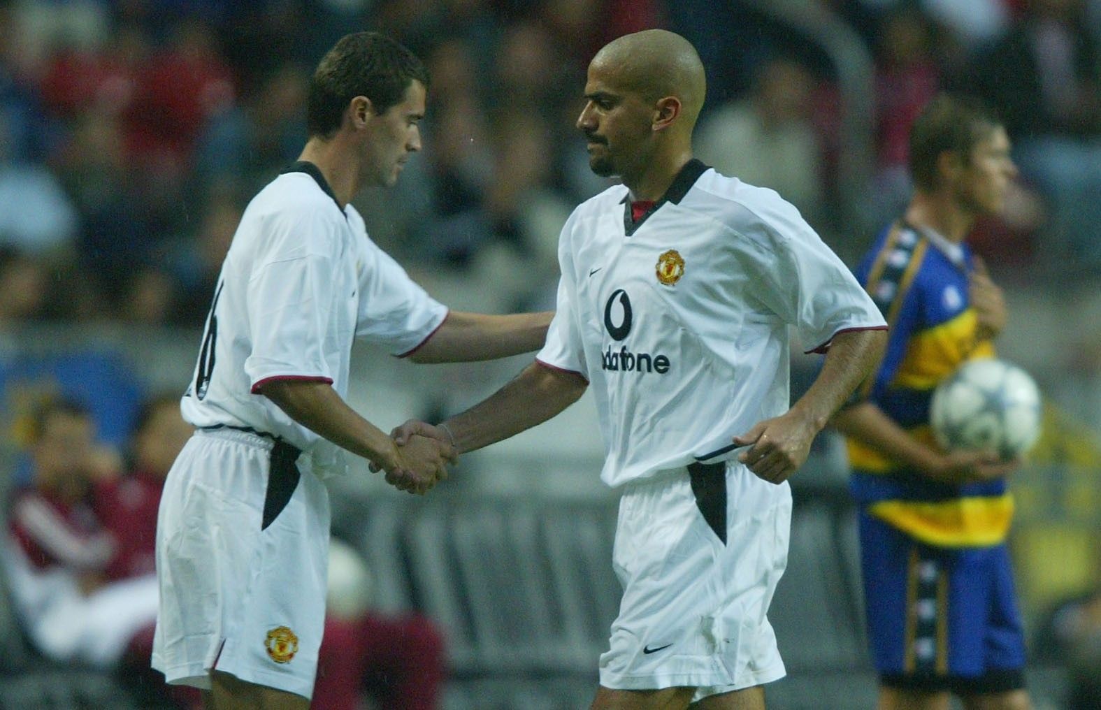 Juan Sebastian Veron & Roy Keane