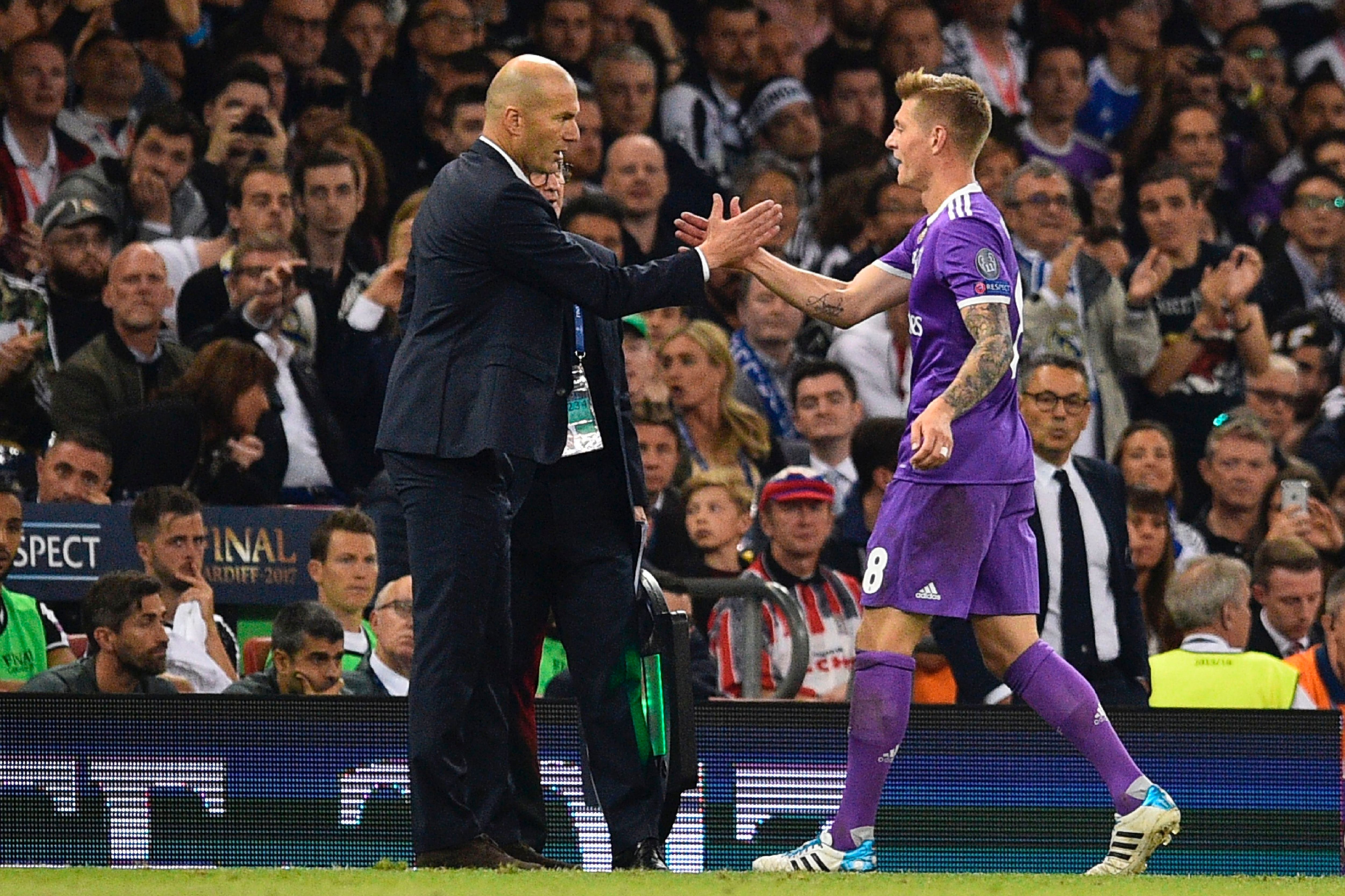 Toni Kroos & Zinedine Zidane
