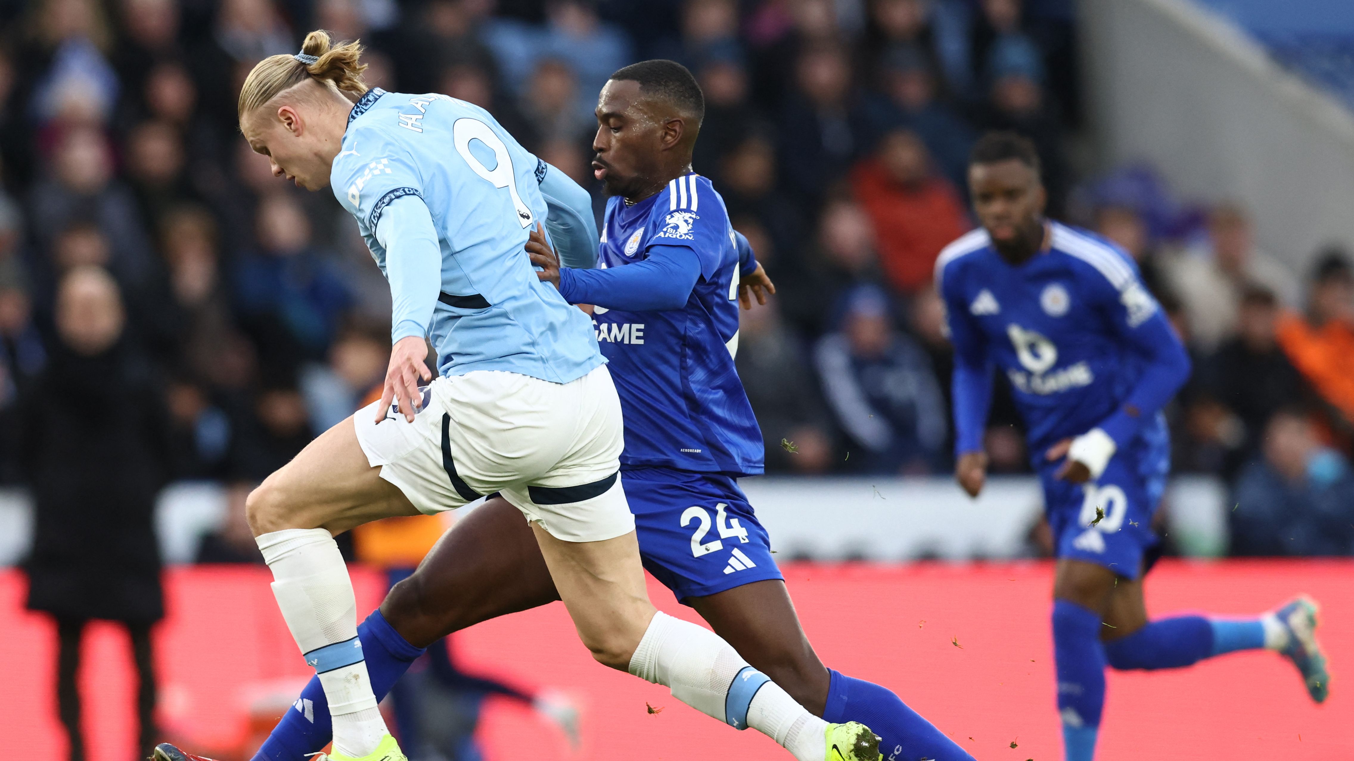 Erling Haaland Leicester City 