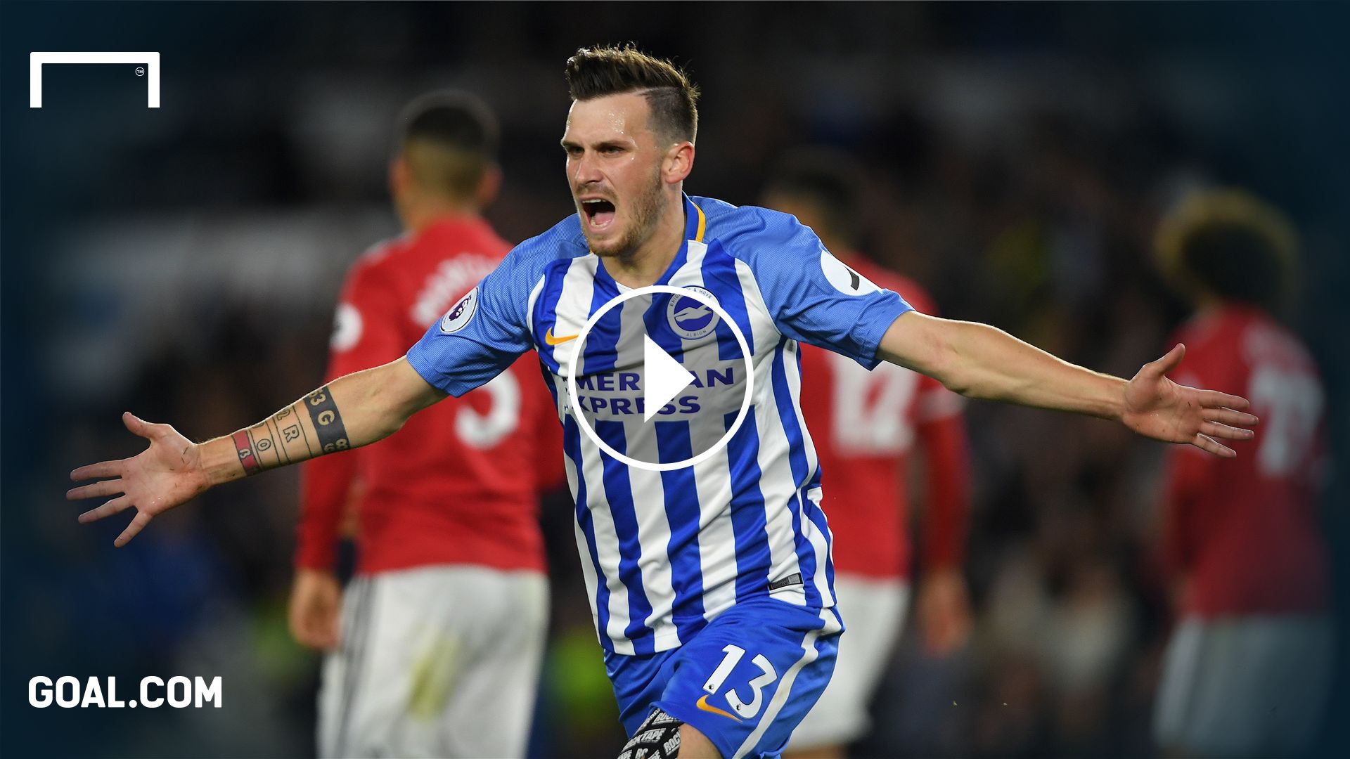 GFX Pascal Groß Brighton Hove Albion Manchester United Premier League 04052018