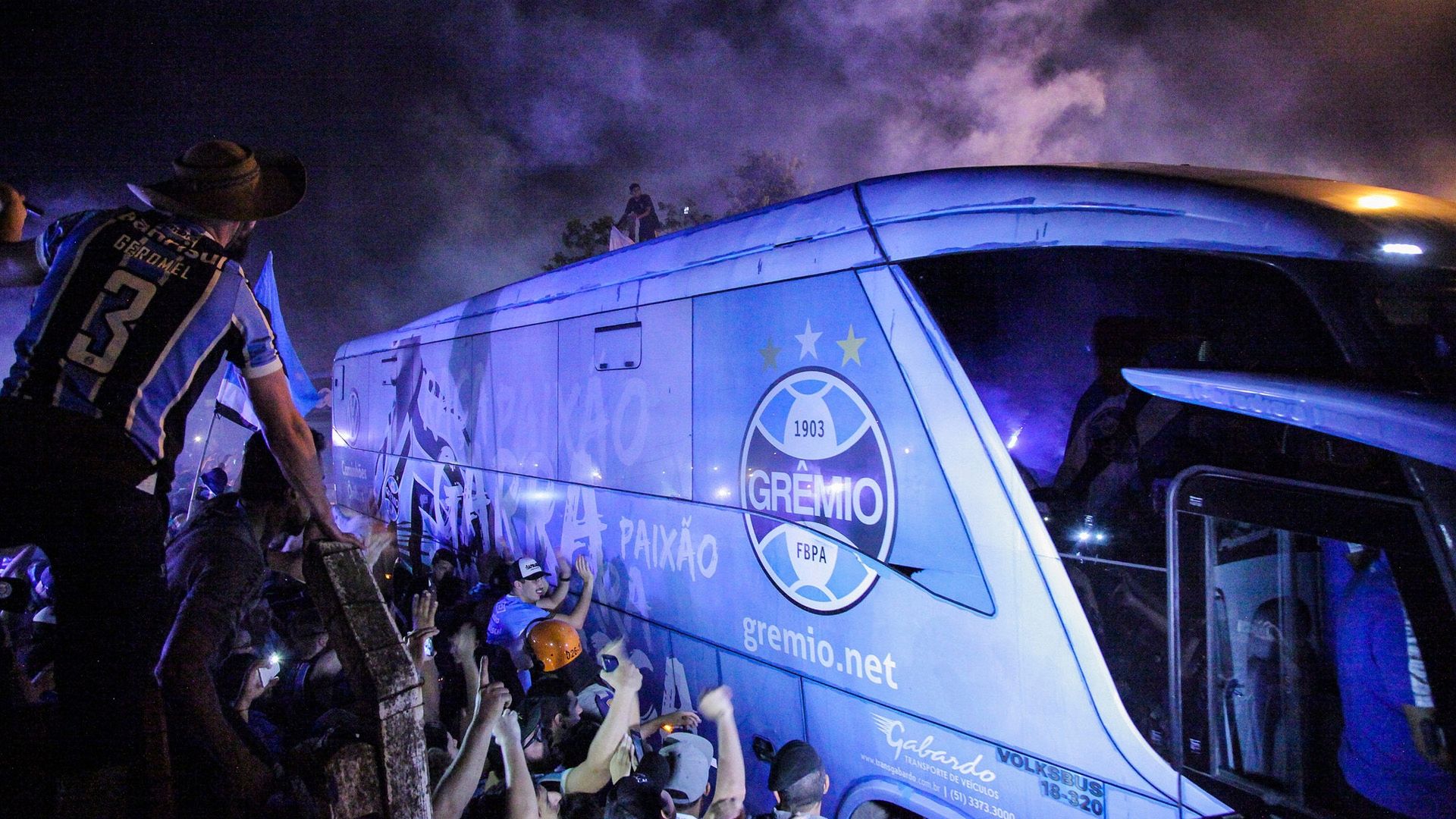 Embarque final Libertadores Grêmio 27 11 17