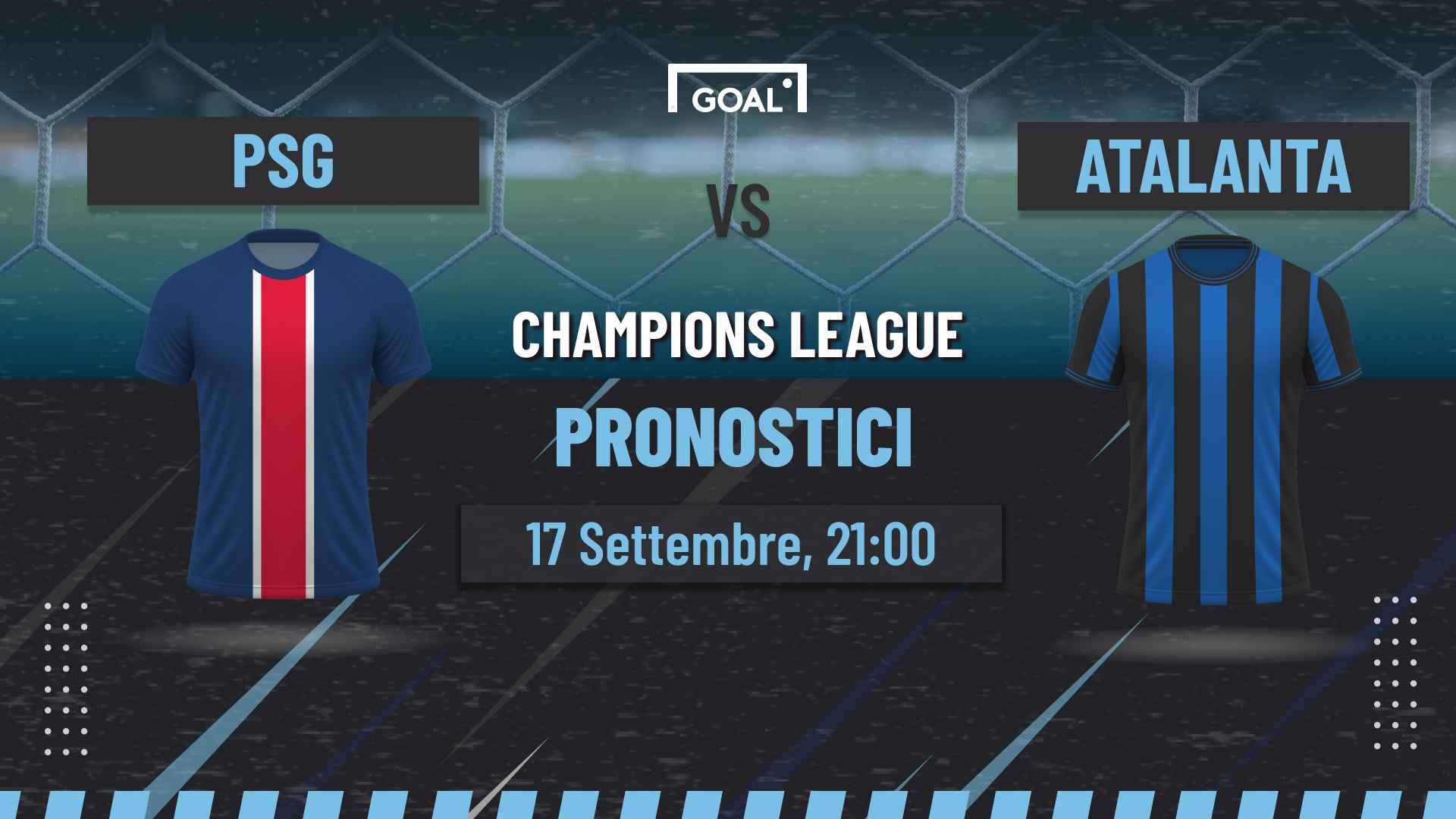 pronostici PSG - Atalanta