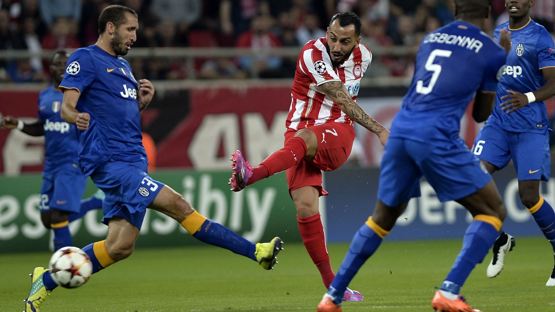 Kostas Mitroglu Olympiakos Juventus Champions League