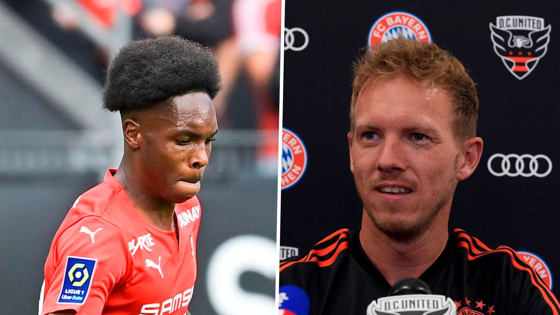 ONLY GERMANY Mathys Tel Julian Nagelsmann Bayern