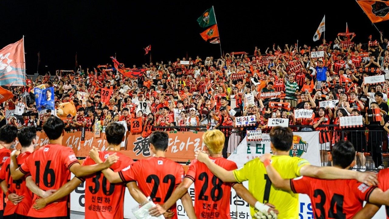 강원 관중 사진