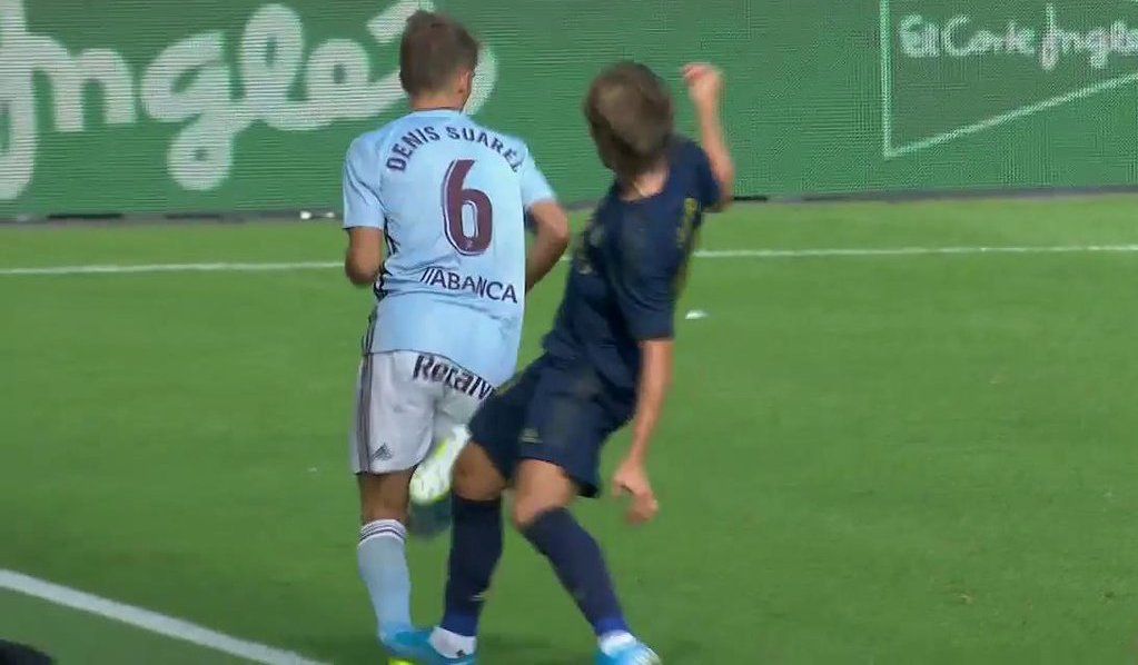 Expulsión Modric Celta Real Madrid