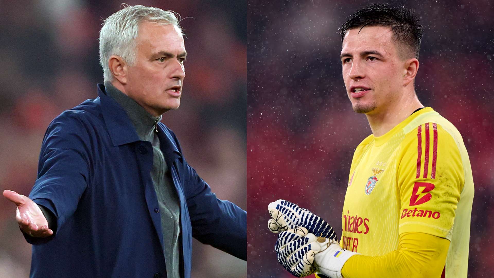 Jose Mourinho Anatoliy Trubin Benfica 2025-26