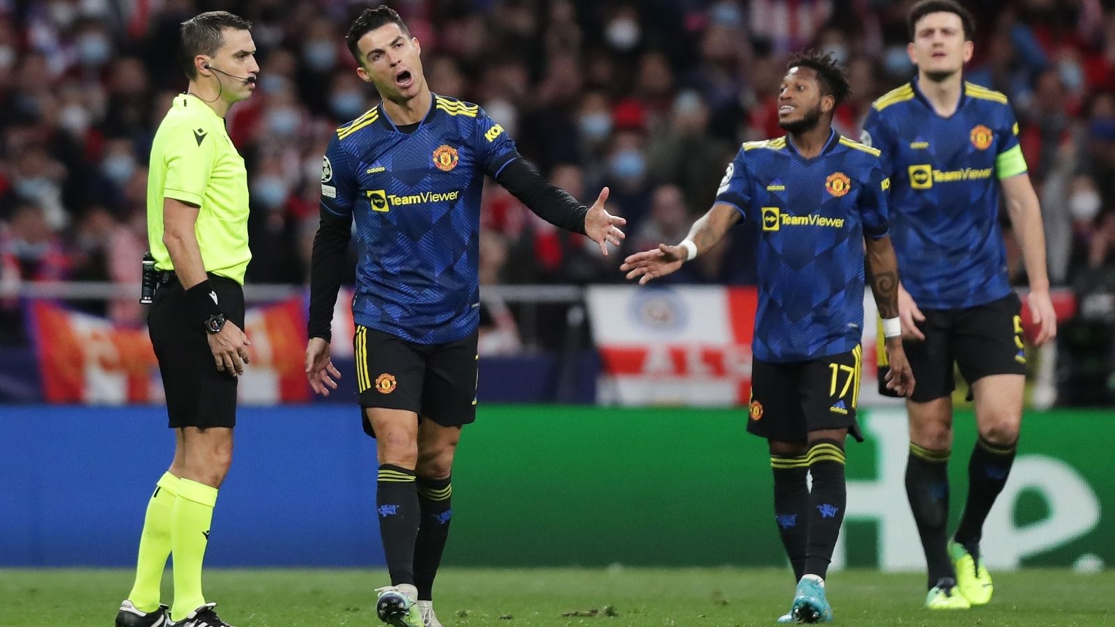 Cristiano Ronaldo, Atletico Madrid Vs Manchester United