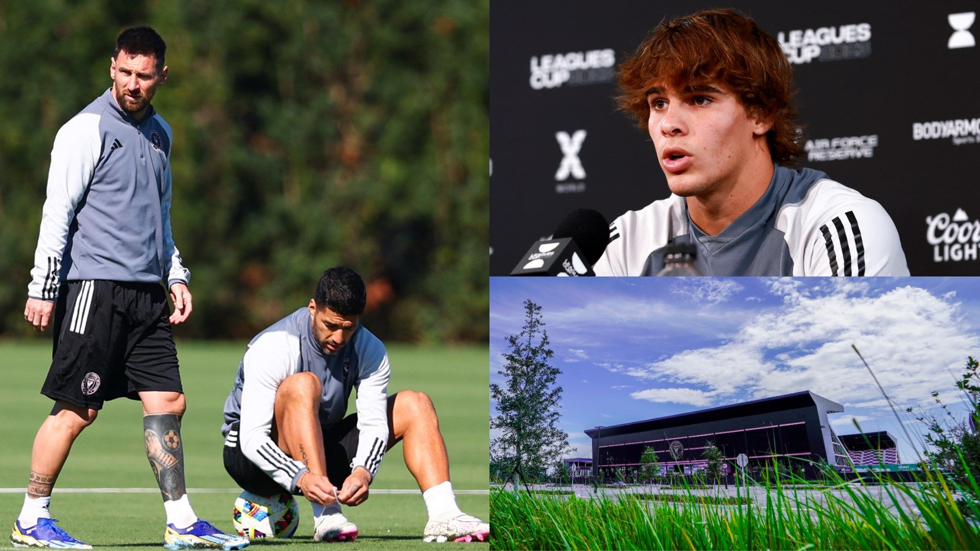 Inter Miami training Benjamin Cremaschi training center