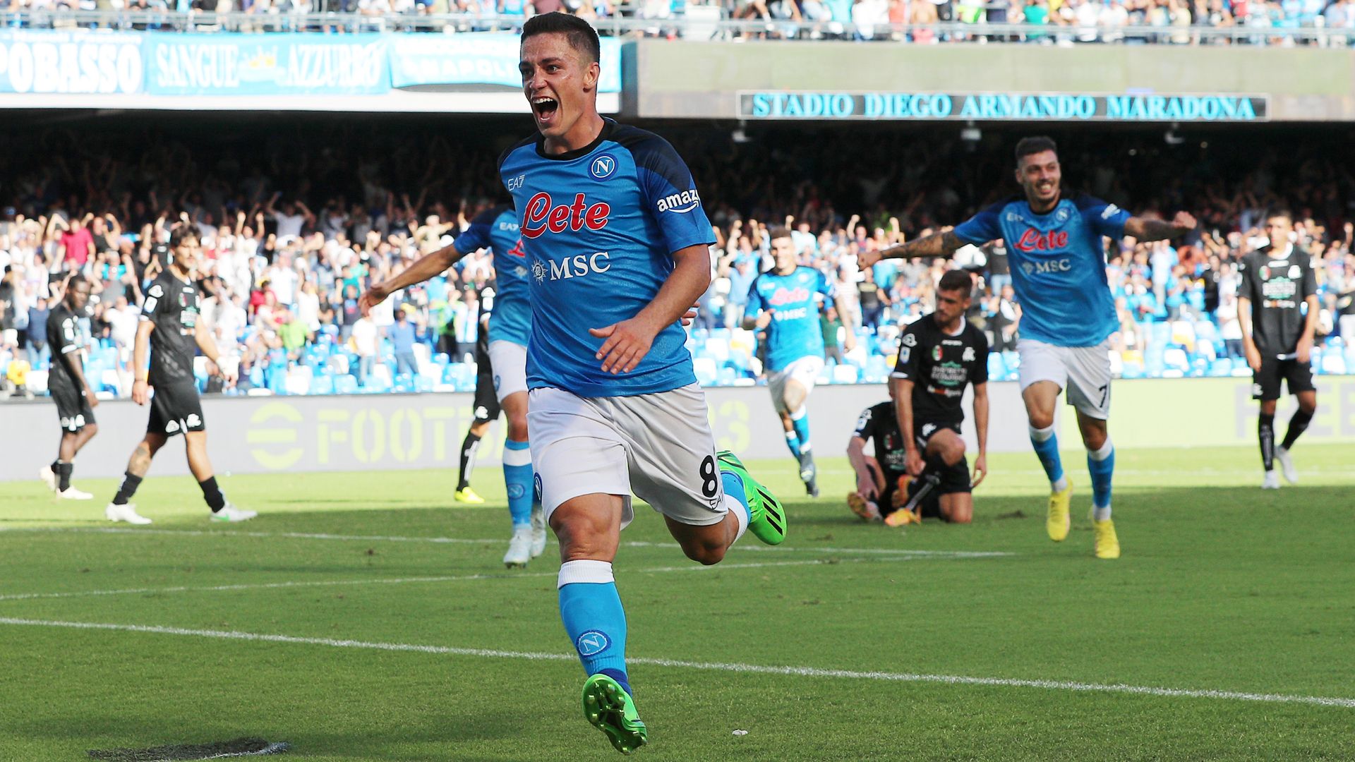 Raspadori Napoli Spezia