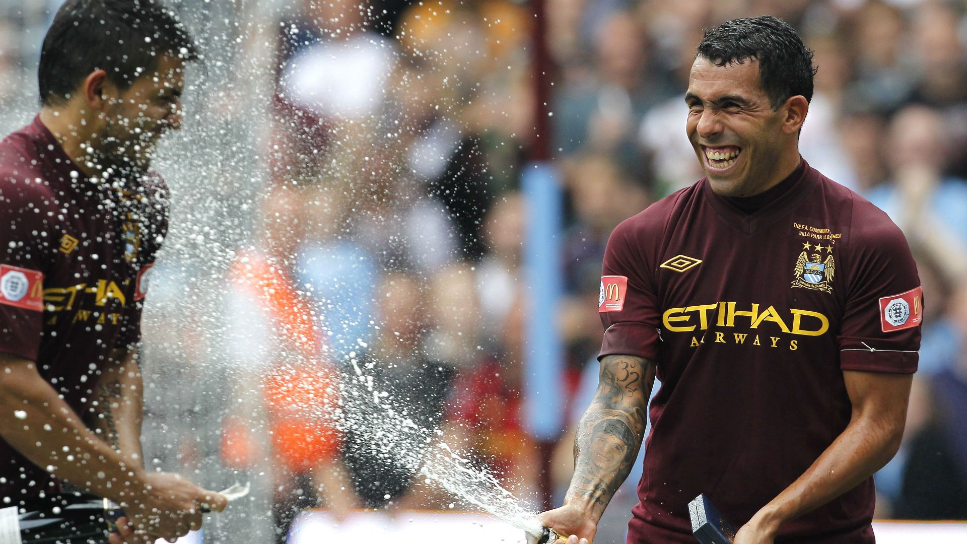 Aguero Tevez Chelesea Manchester City Community Shield 2012