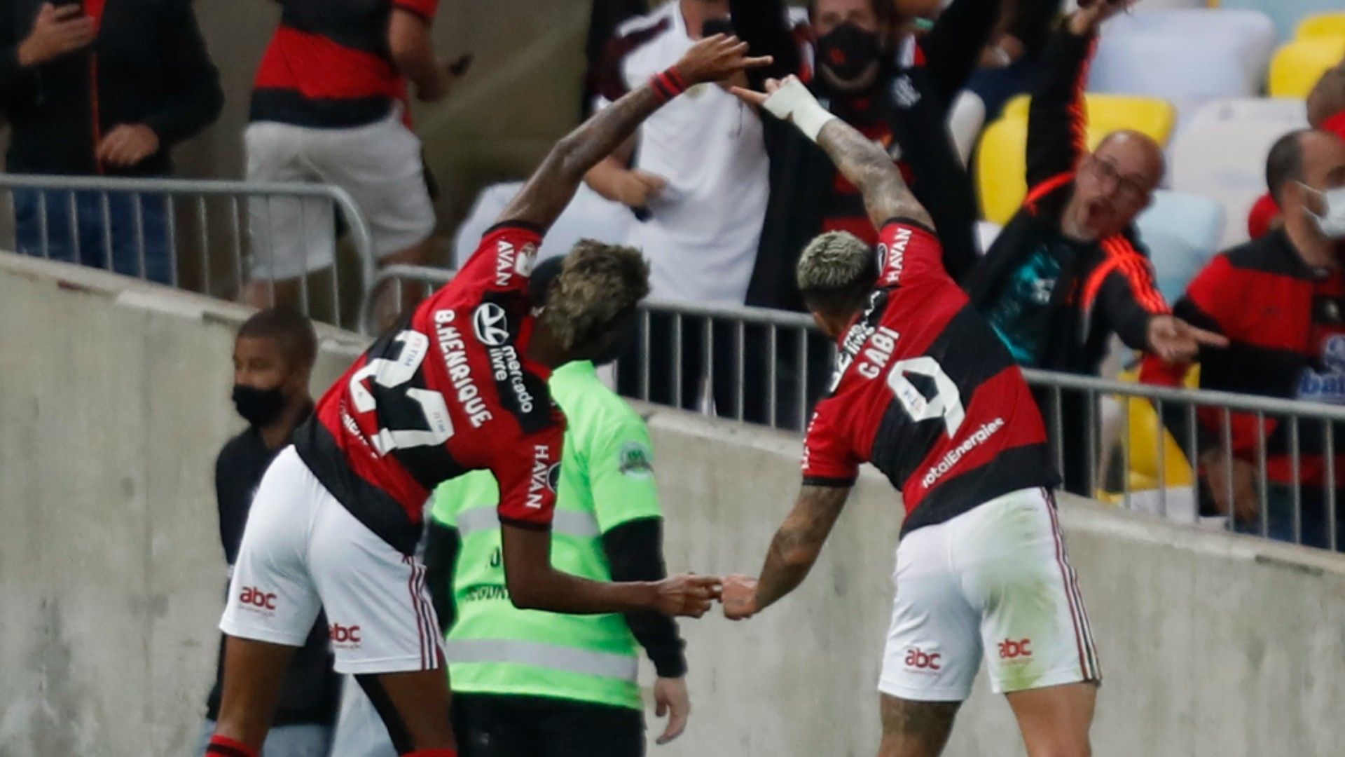 Gabigol Bruno Henrique Flamengo Barcelona Guayaquil Libertadores 22 09 2021