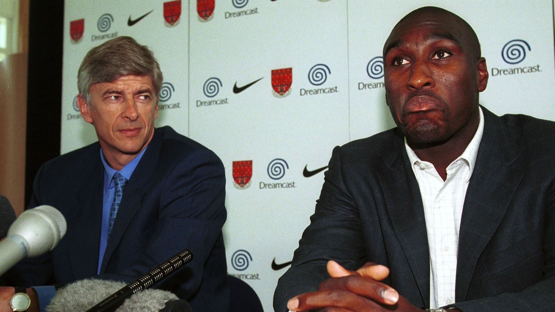 Arsene Wenger Sol Campbell 