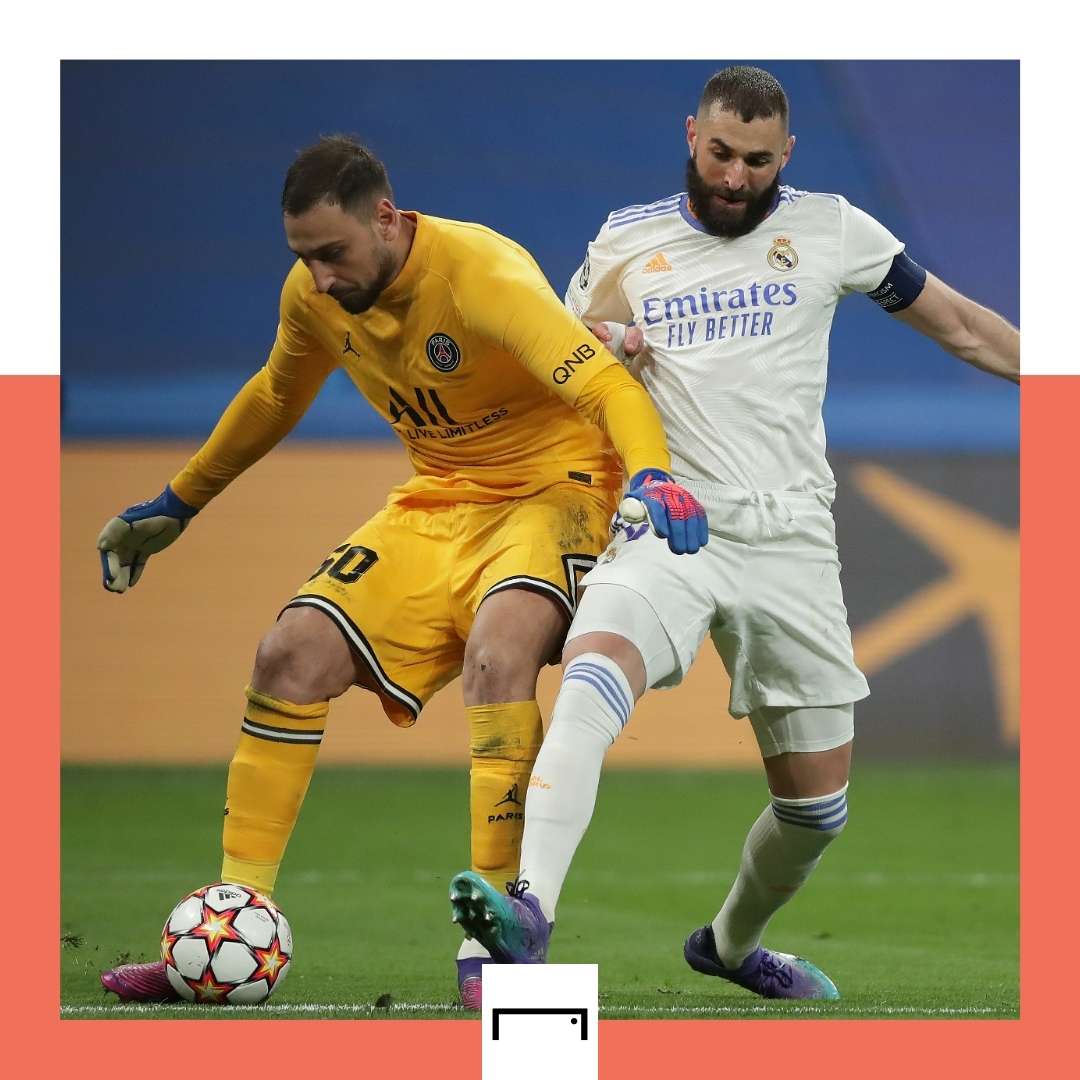 Gianluigi Donnarumma Karim Benzema PSG Real Madrid GFX 