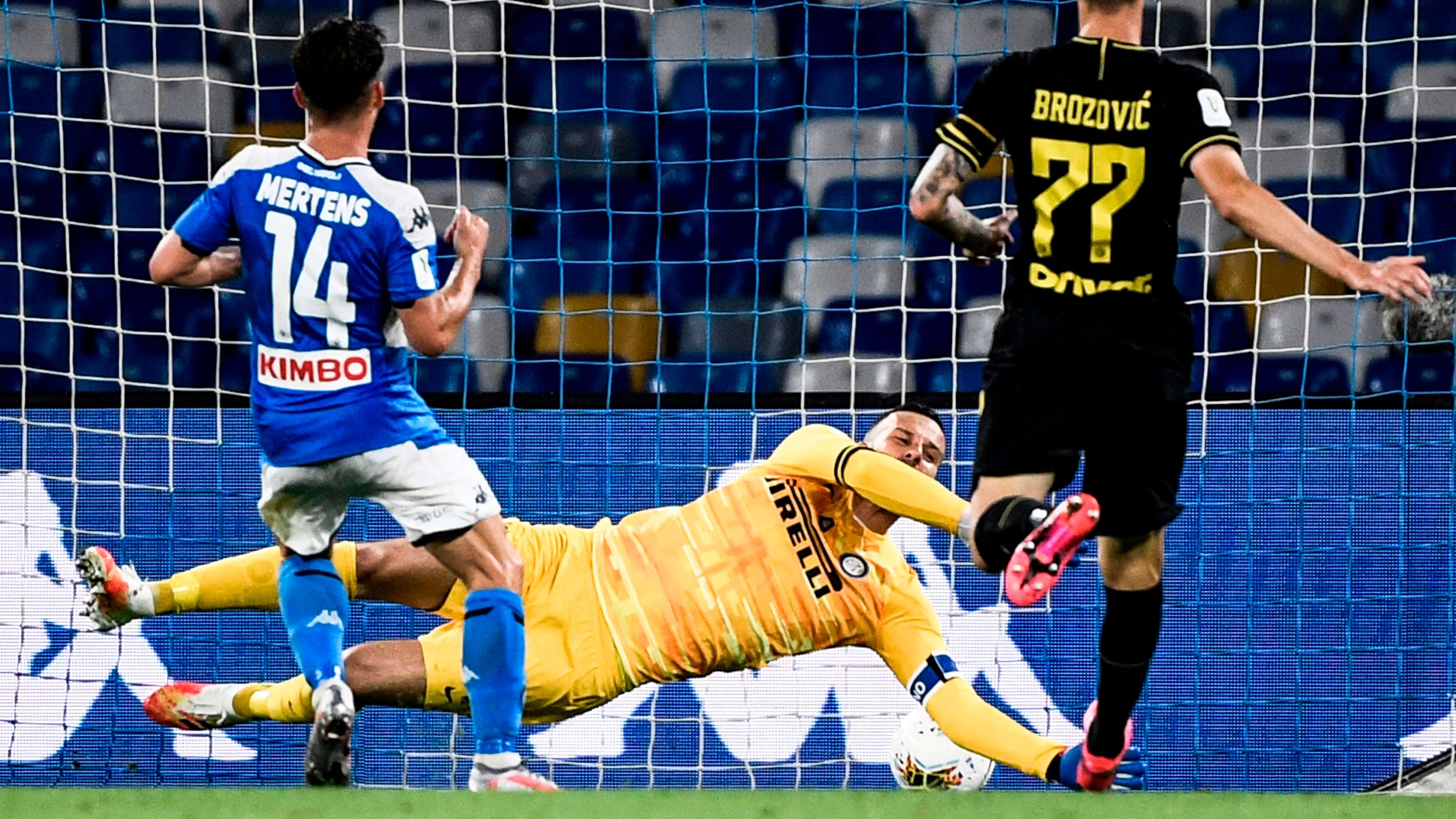 Dries Mertens Napoli Inter Coppa Italia