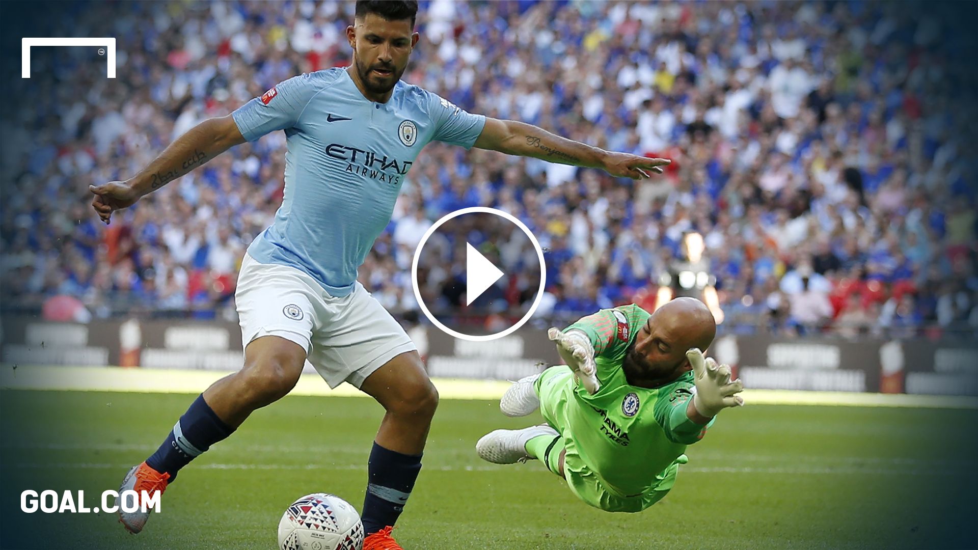 GFX Sergio Agüero Manchester City Chelsea Community Shield