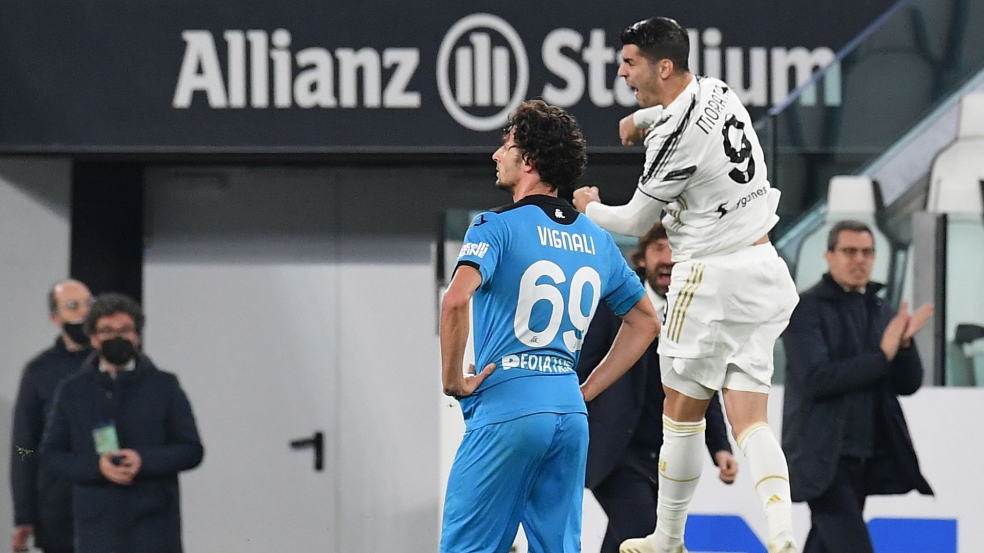 Alvaro Morata Juventus Spezia Serie A