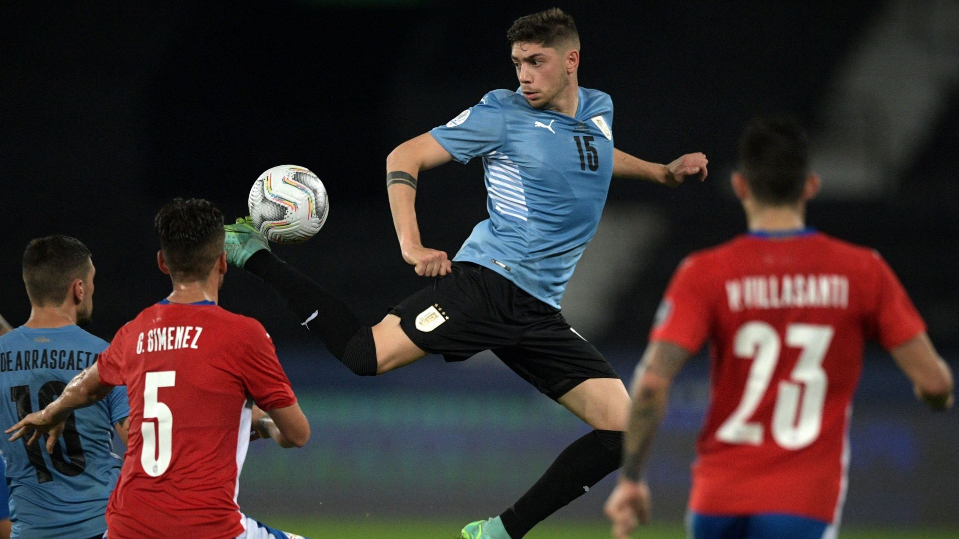 Fede Valverde Paraguay vs. Uruguay