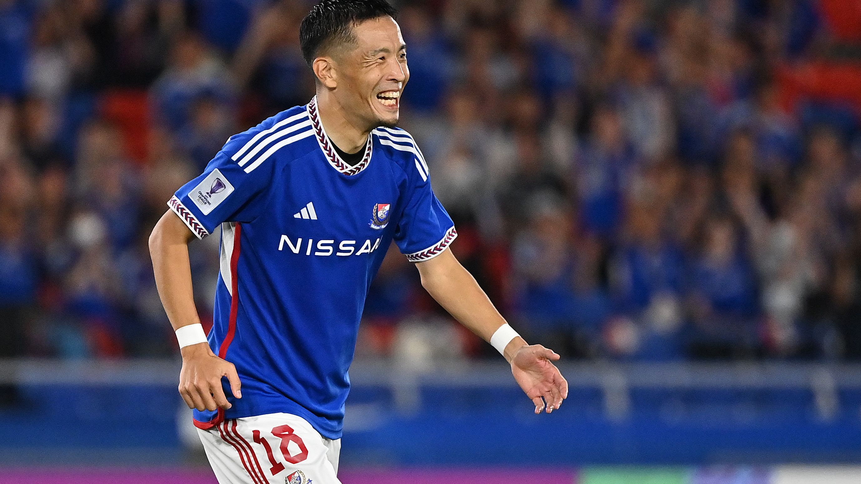 横浜FMの水沼宏太がオーストラリアのニューカッスル 横浜FMの水沼宏太がオーストラリアのニューカッスル