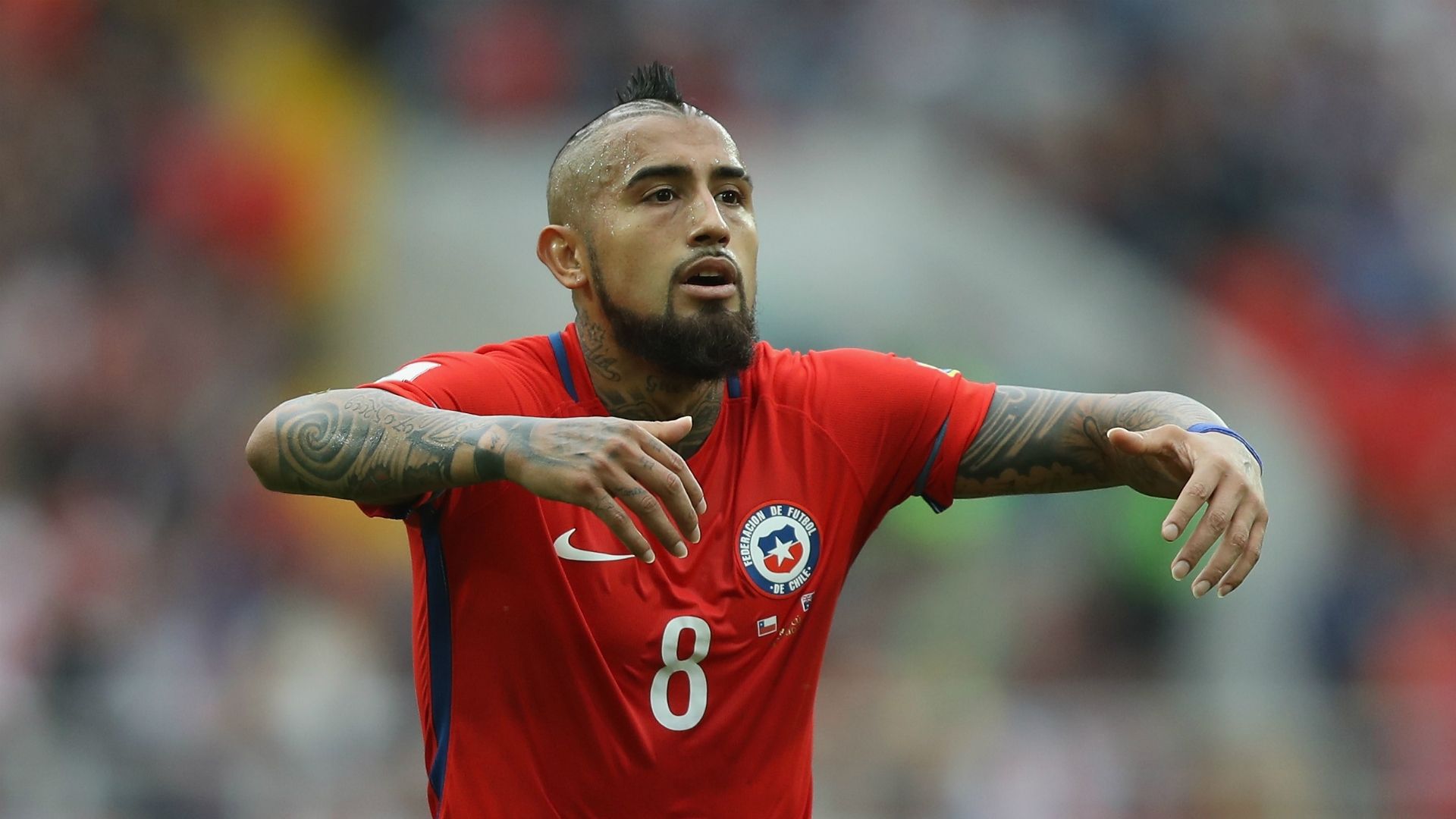 Arturo Vidal Chile FIFA Confederations Cup 2017