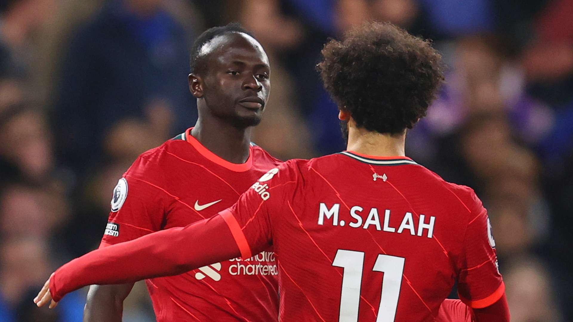 Sadio Mane Mohamed Salah Liverpool 2022