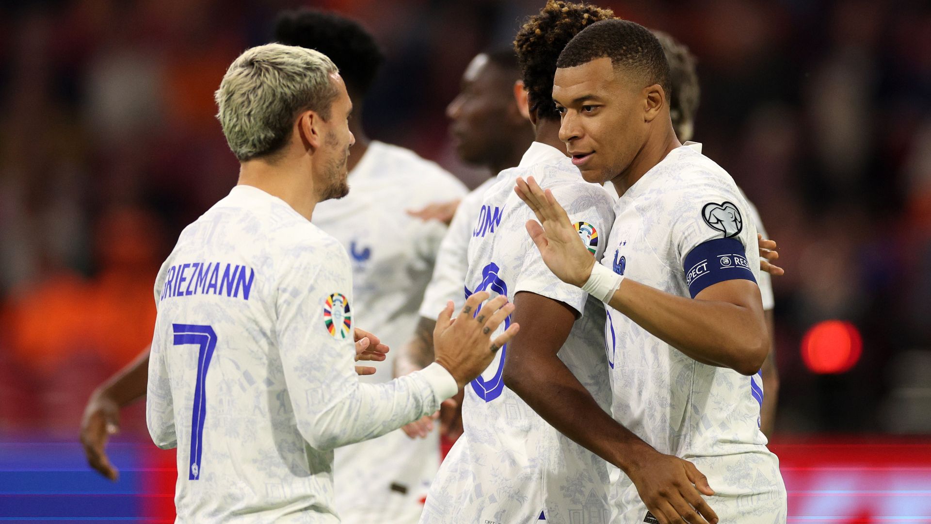 Kylian Mbappe Antoine Griezmann Netherlands France 13102023