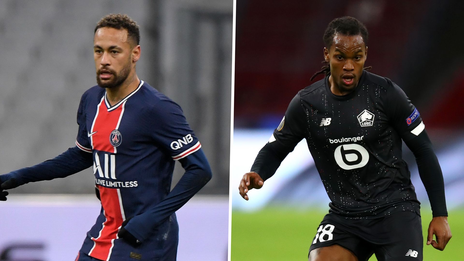 PSG-Lille Neymar-Renato Sanches