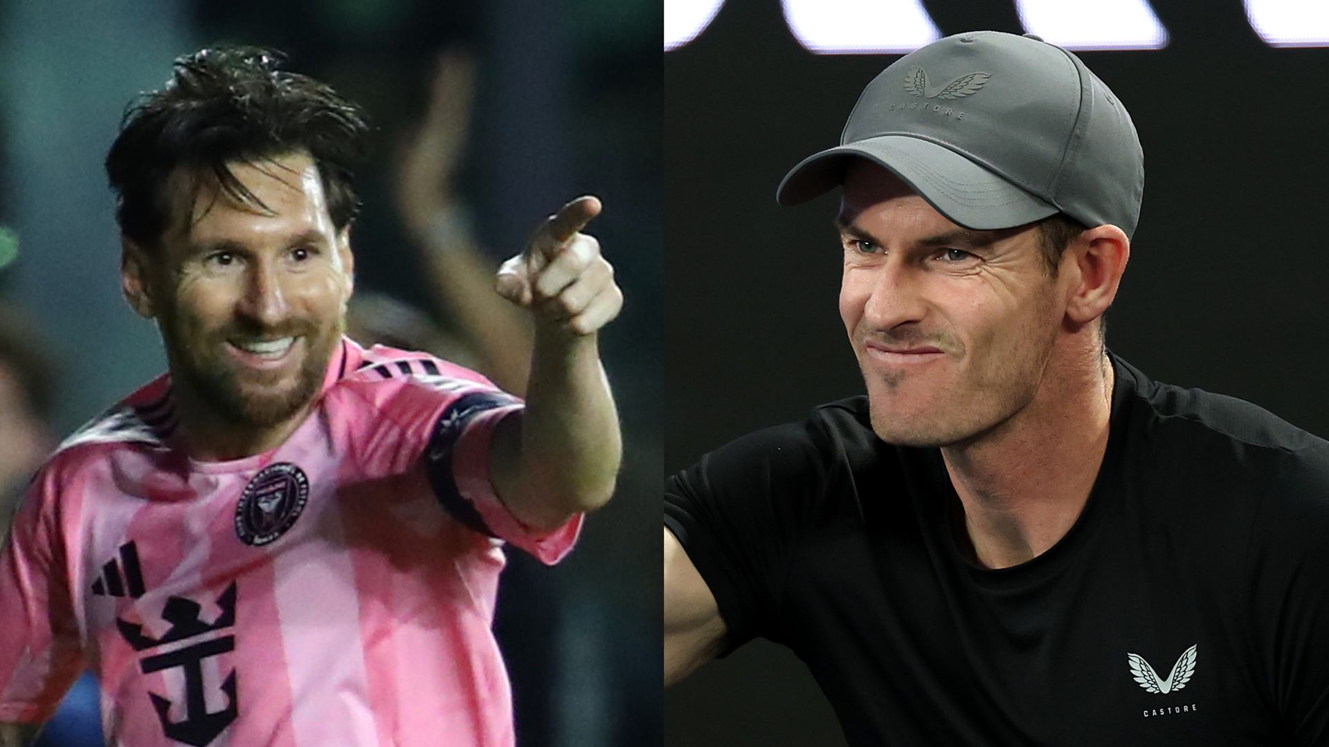 GFX Lionel Messi Andy Murray