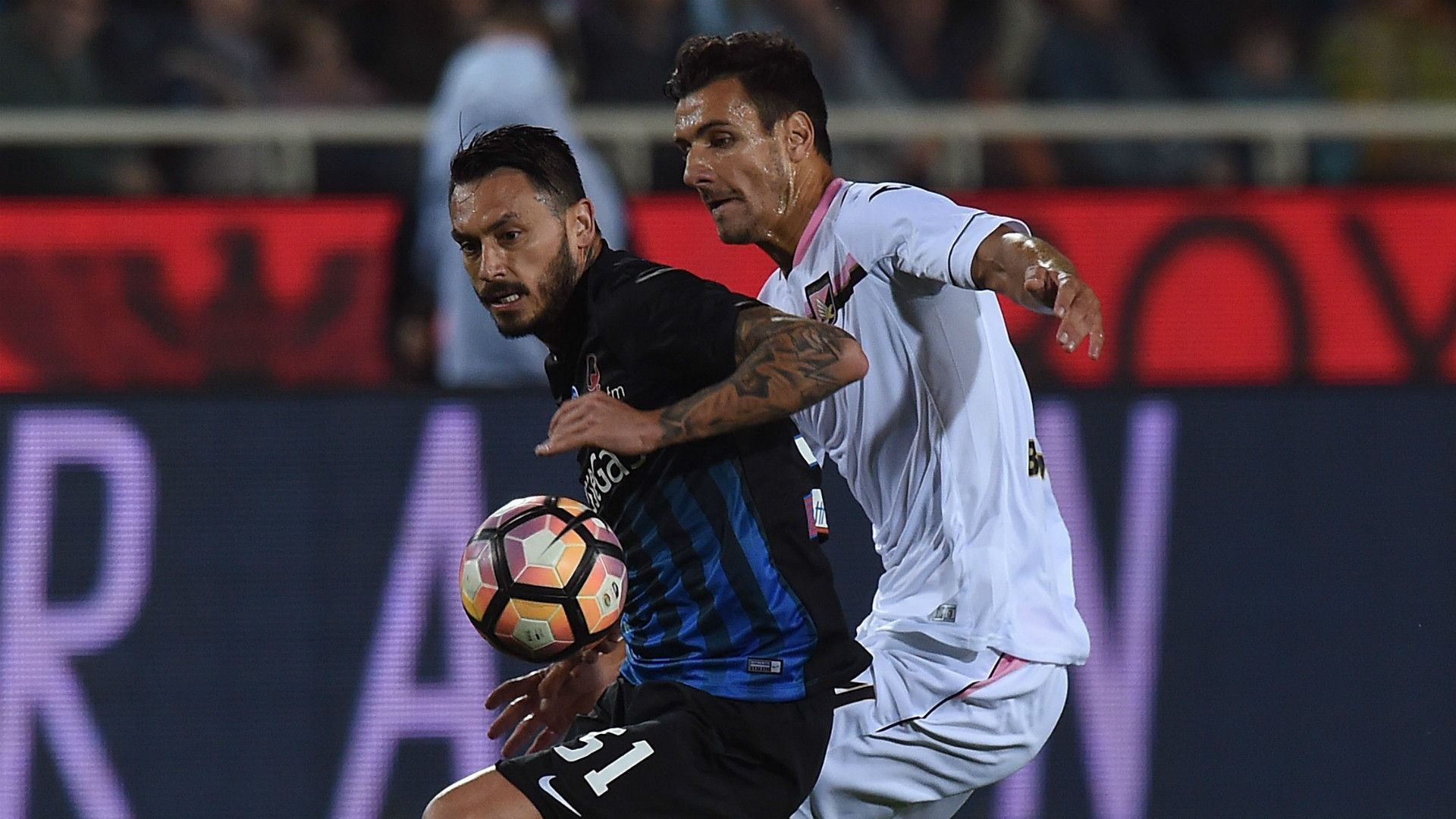 Mauricio Pinilla, Sinisa Andelkovic, Atalanta, Palermo, Serie A, 09212016