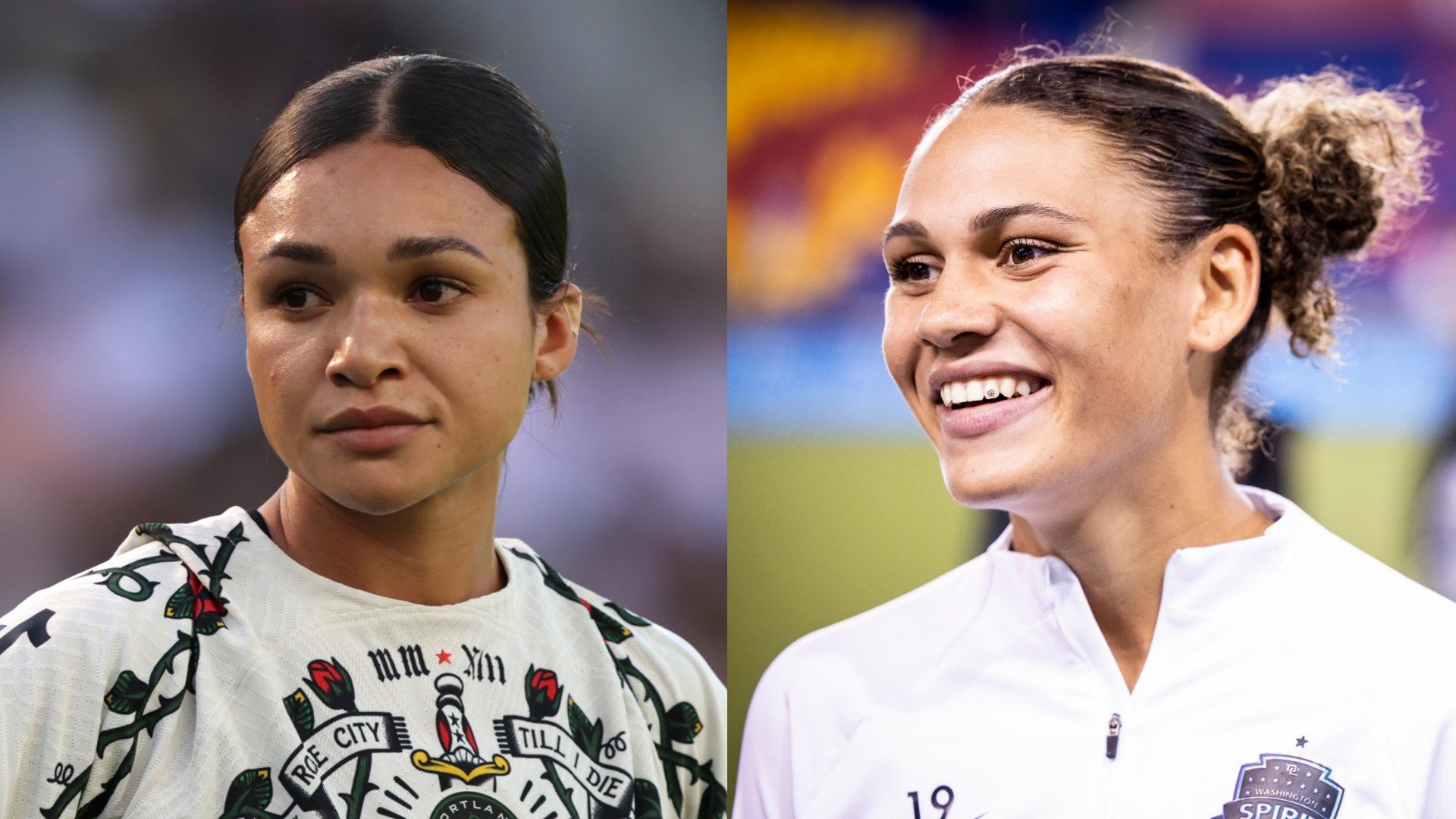 Sophia Smith Trinity Rodman split