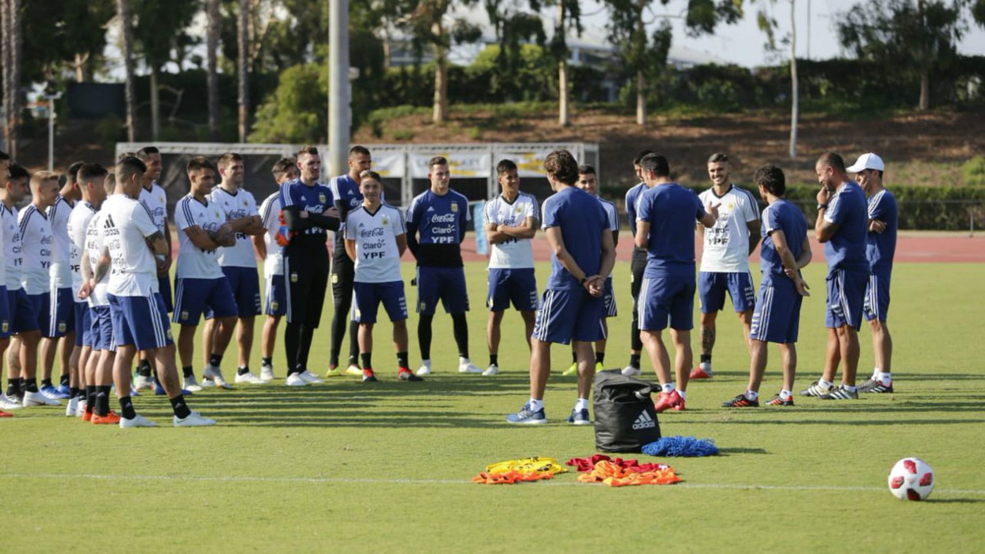 Argentina Entrenamiento Scaloni Los Angeles 03092018