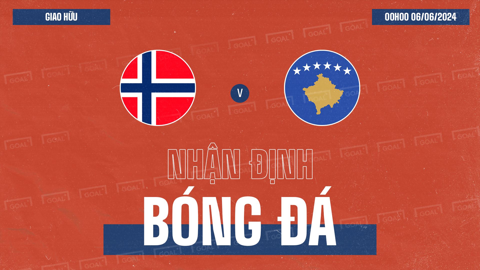 Norway vs. Kosovo Friendly match 2024 GFX