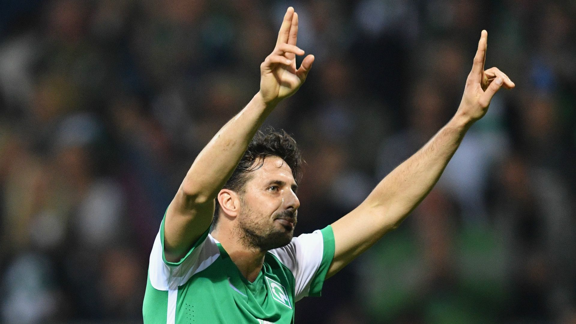 CLAUDIO PIZARRO WERDER BREMEN GERMAN BUNDESLIGA 02052016