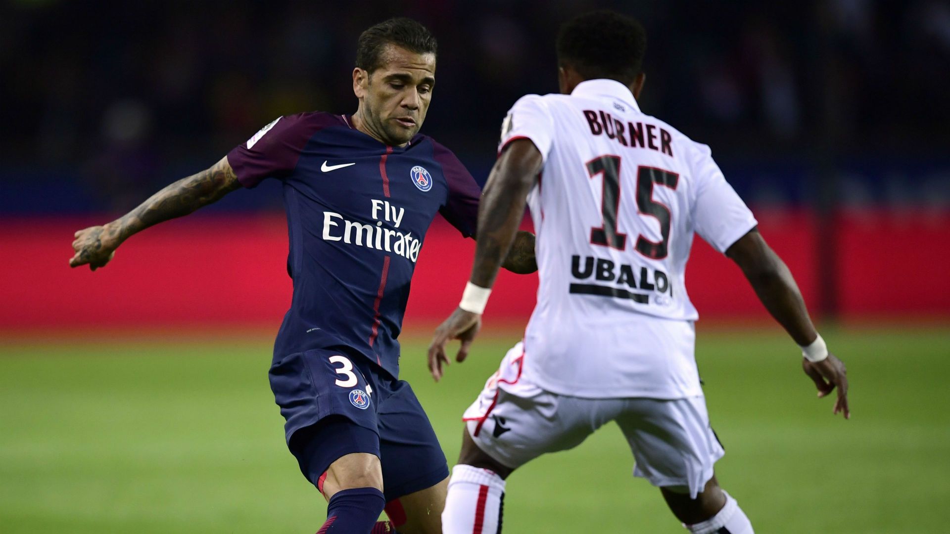 Daniel Alves PSG Nice Ligue 1 27102017