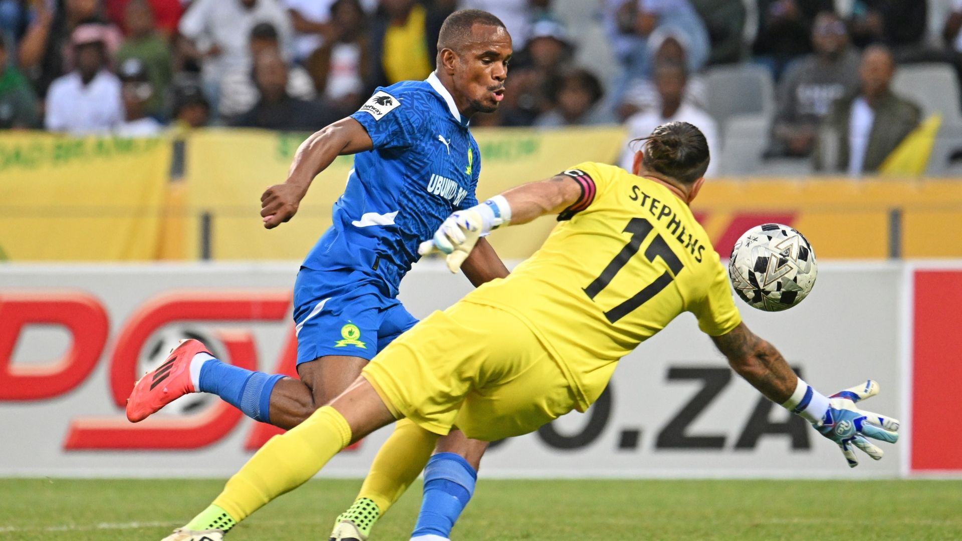 Iqraam Rayners and Sage Stephens, Mamelodi Sundowns vs Stellenbosch