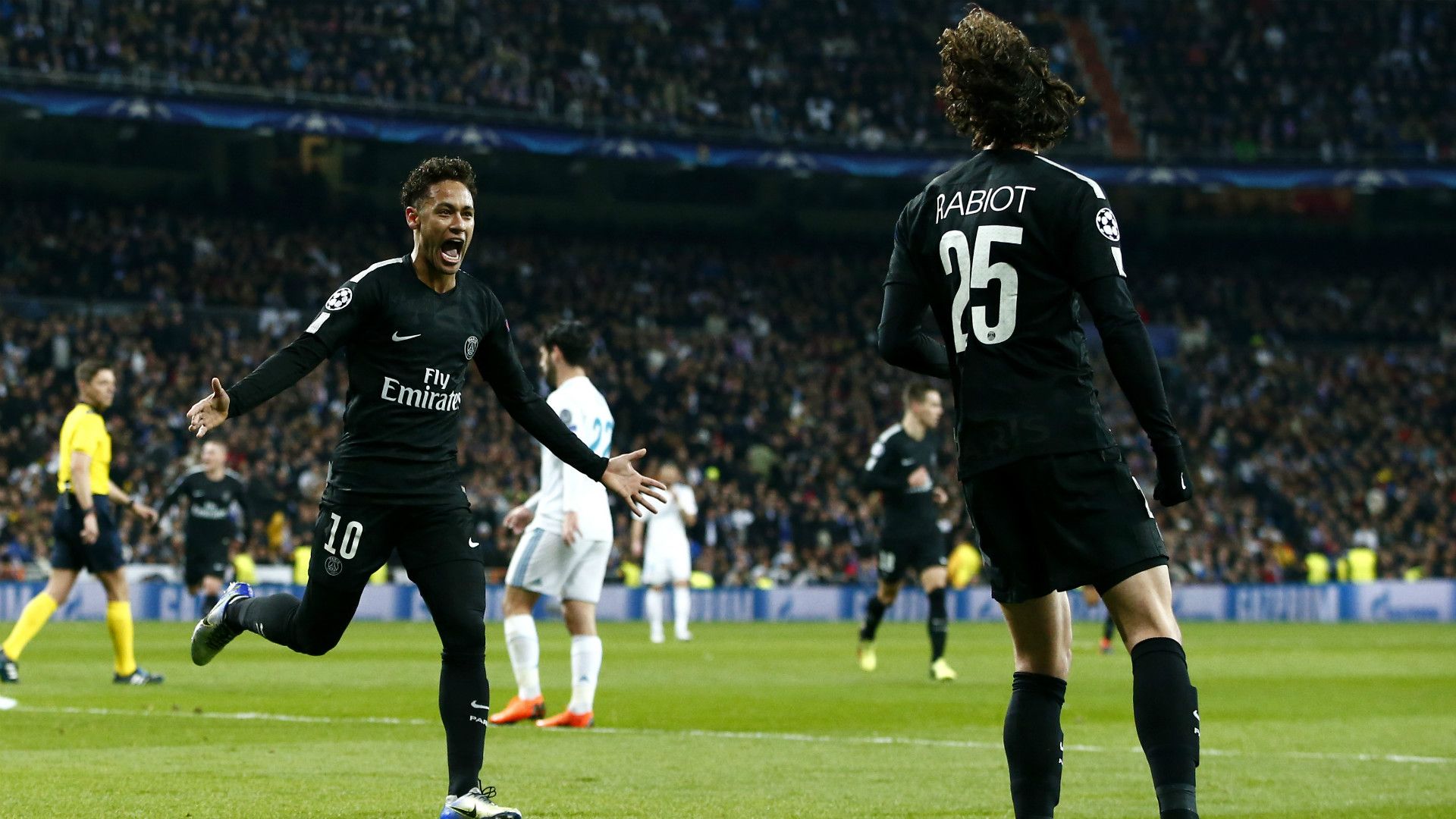 Neymar Rabiot Real Madrid PSG Champions League