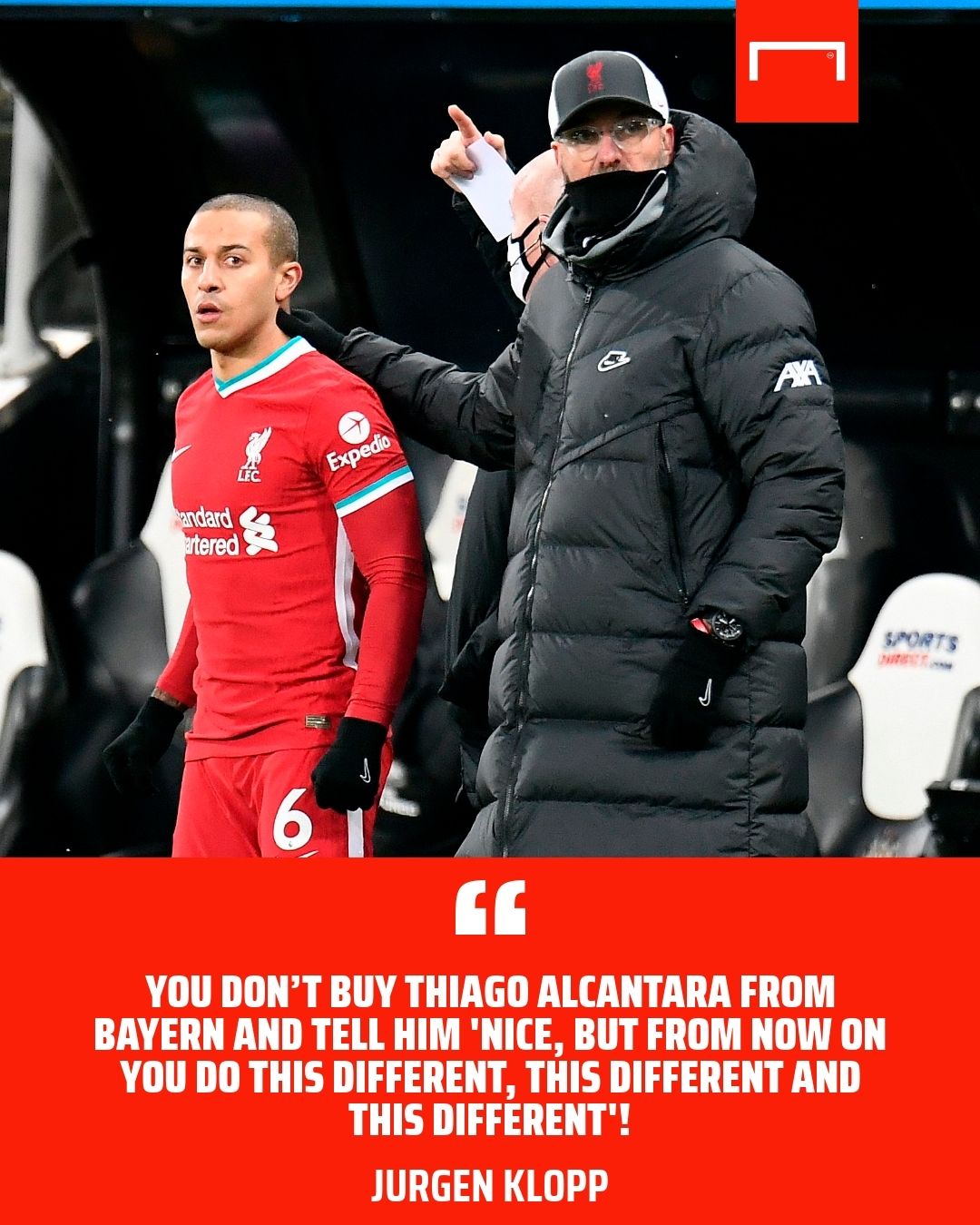 Thiago Alcantara Jurgen Klopp Liverpool GFX