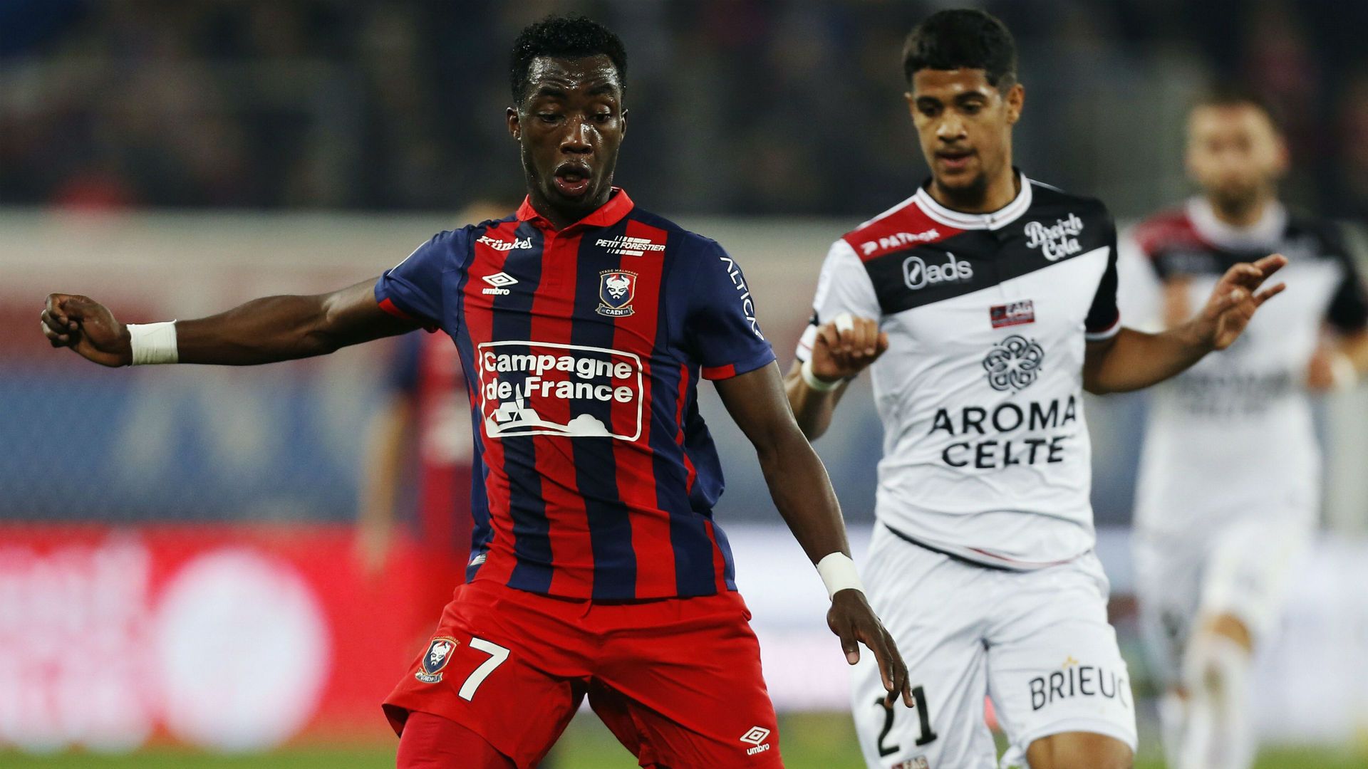 Yann Karamoh Caen Guingamp Ligue 1 26112016