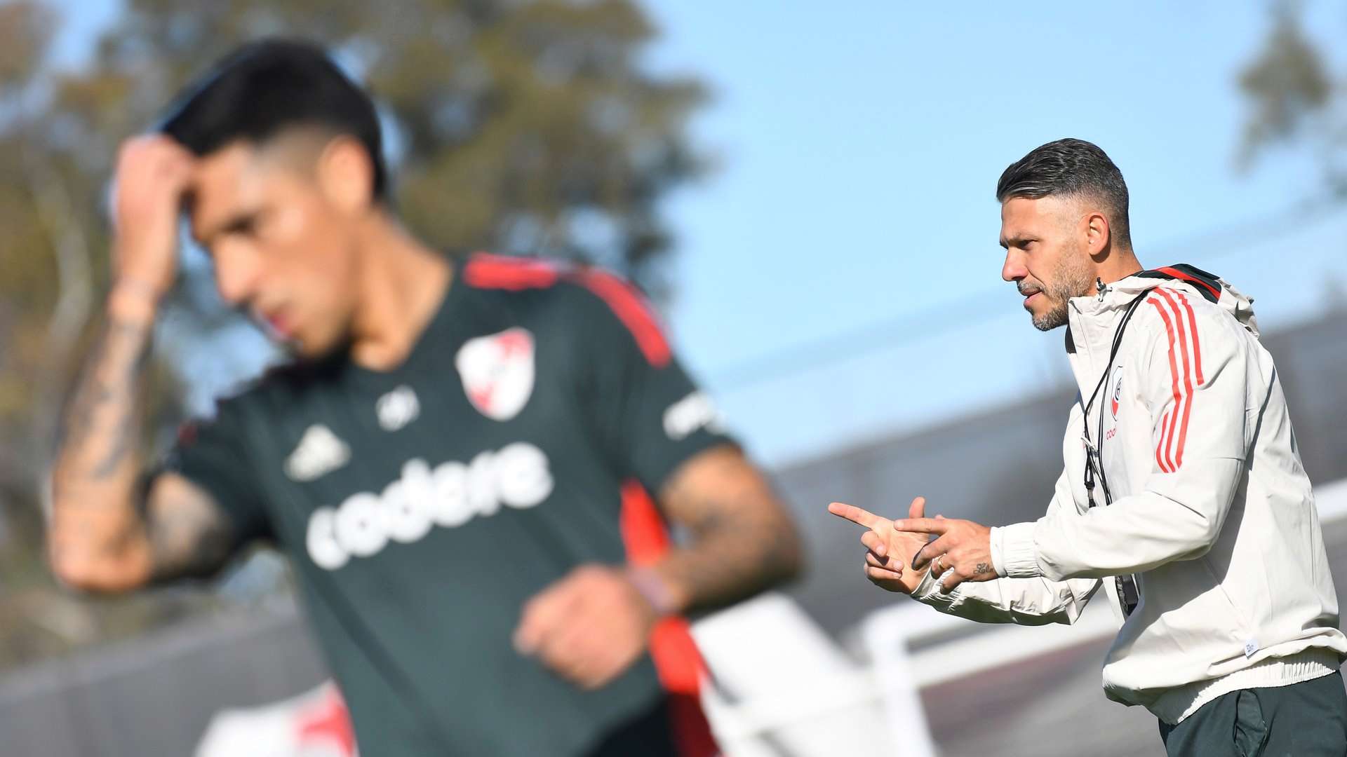 martin demichelis enzo perez river entrenamiento 2023