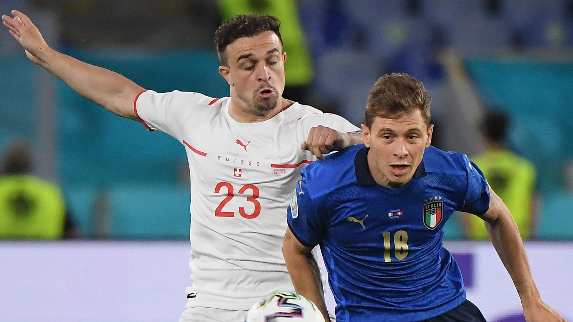 Barella Shaqiri Italy Switzerland